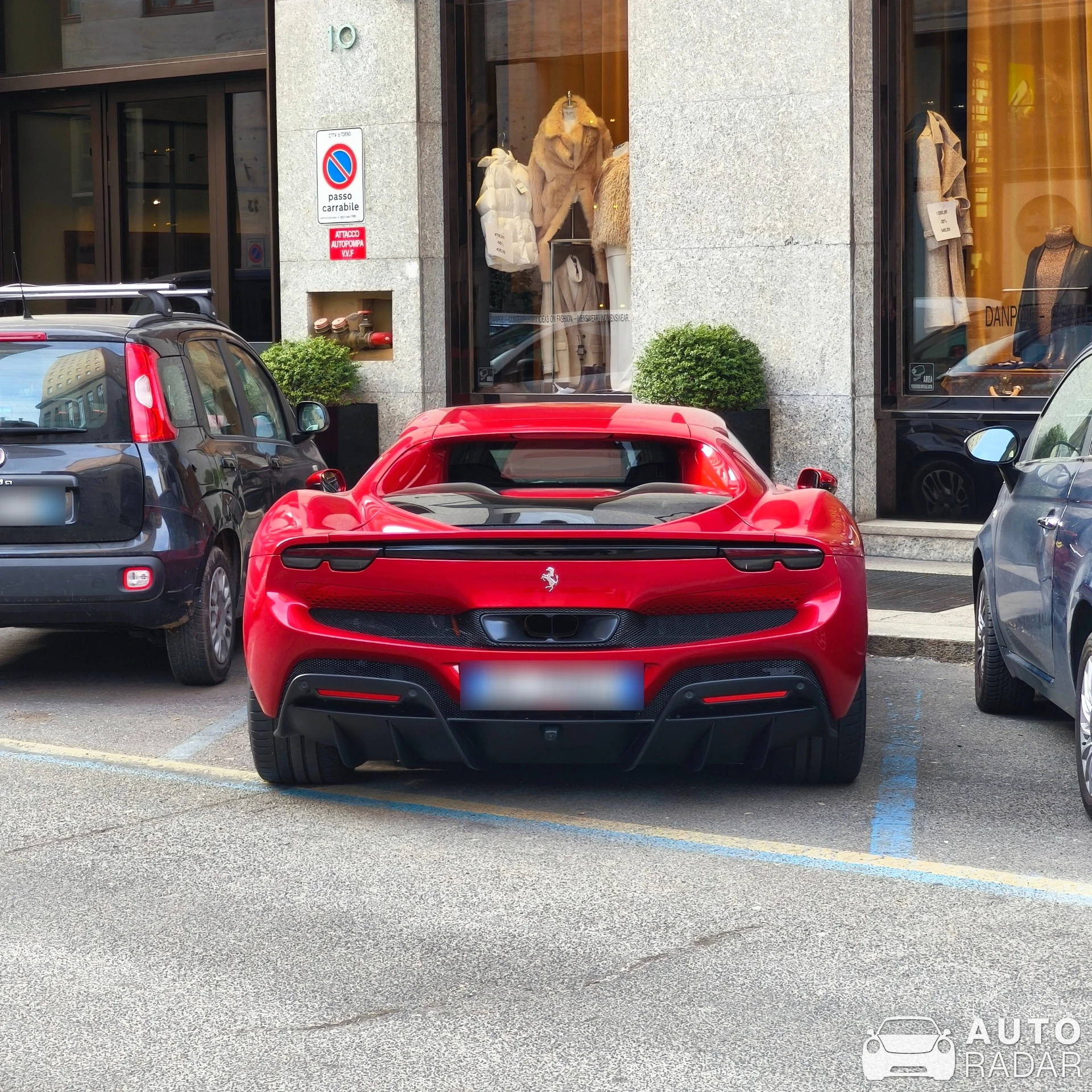 Ferrari 296 GTS spotted in Torino, Italy