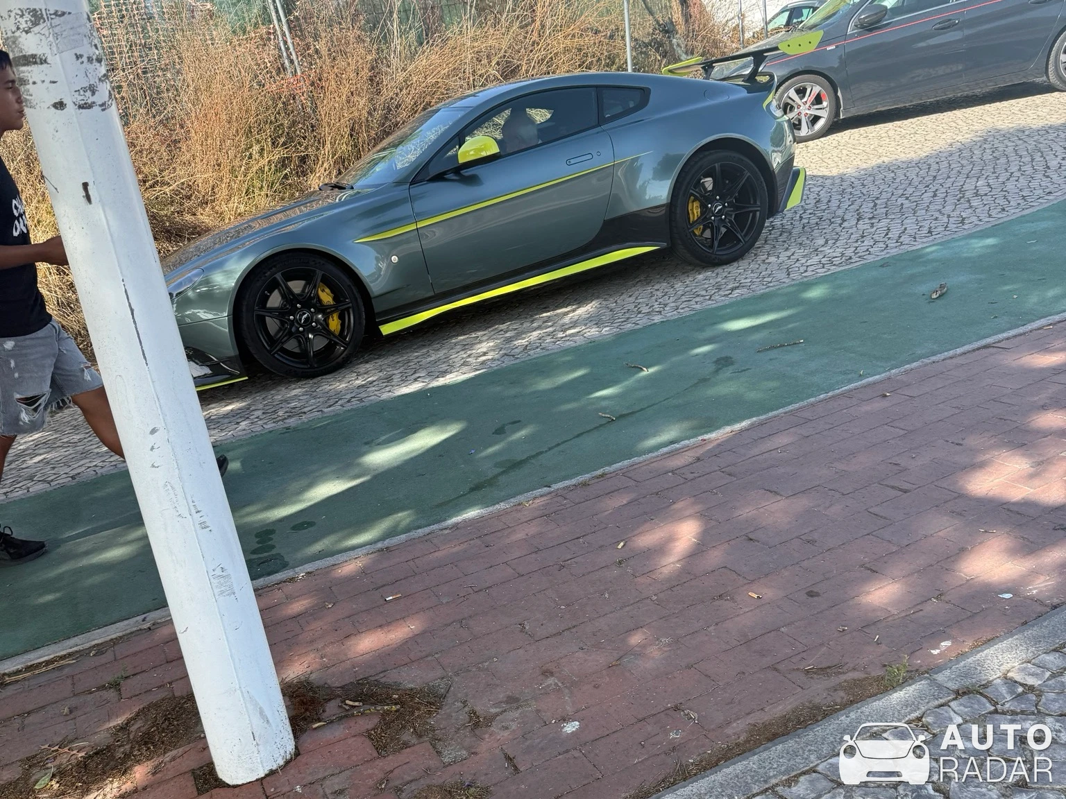 Aston Martin Vantage GT8 spotted in Caparica