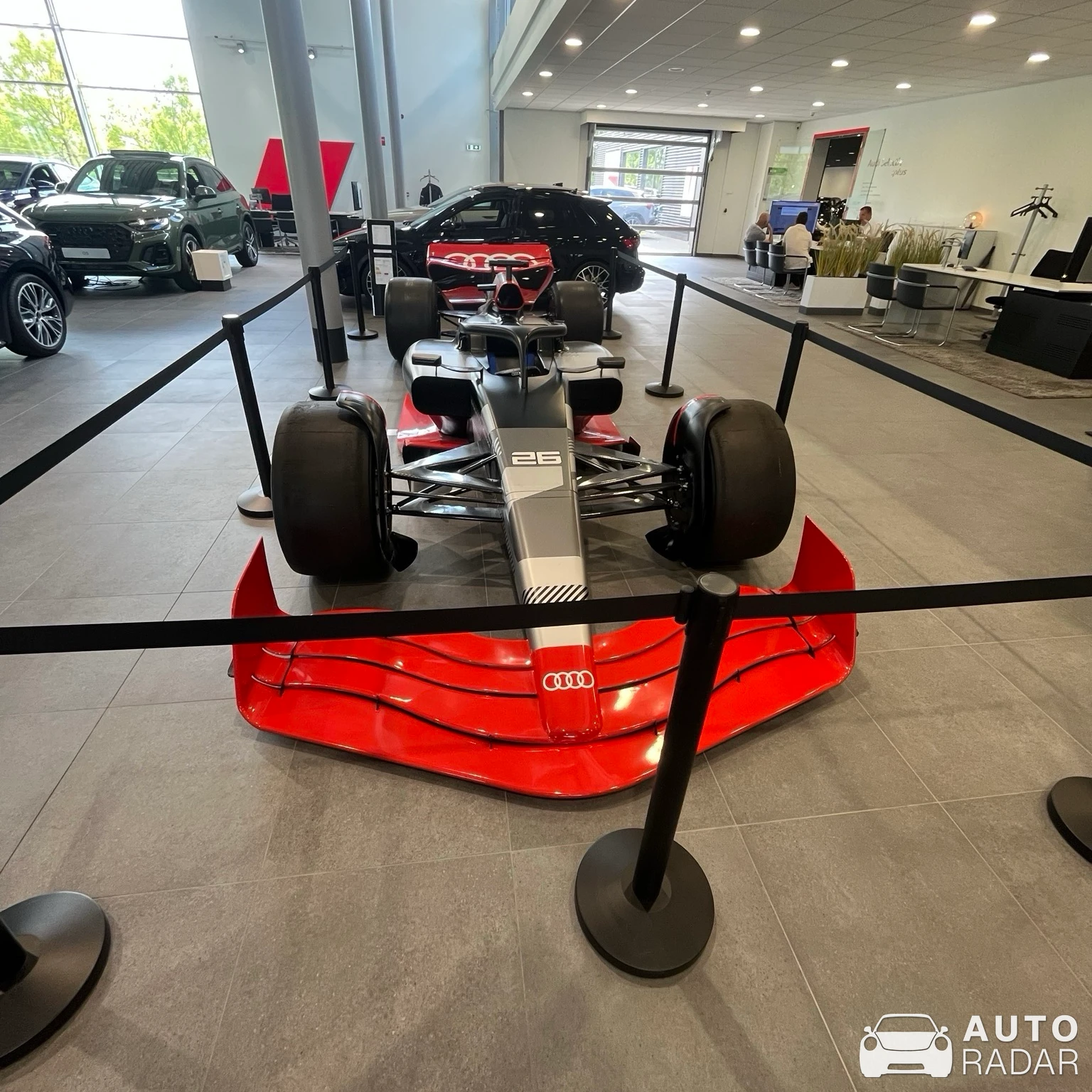 Audi F1 Concept Car spotted in Heerlen