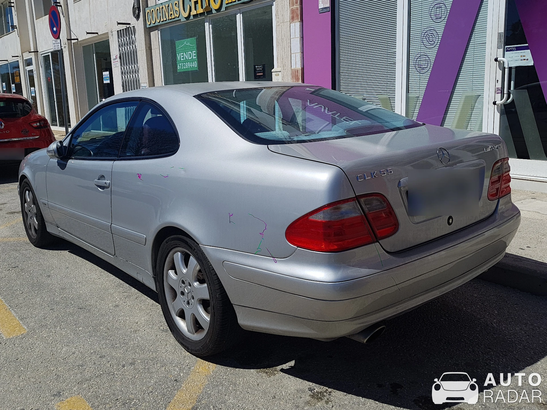 Mercedes-Benz CLK 55 AMG spotted in Altea