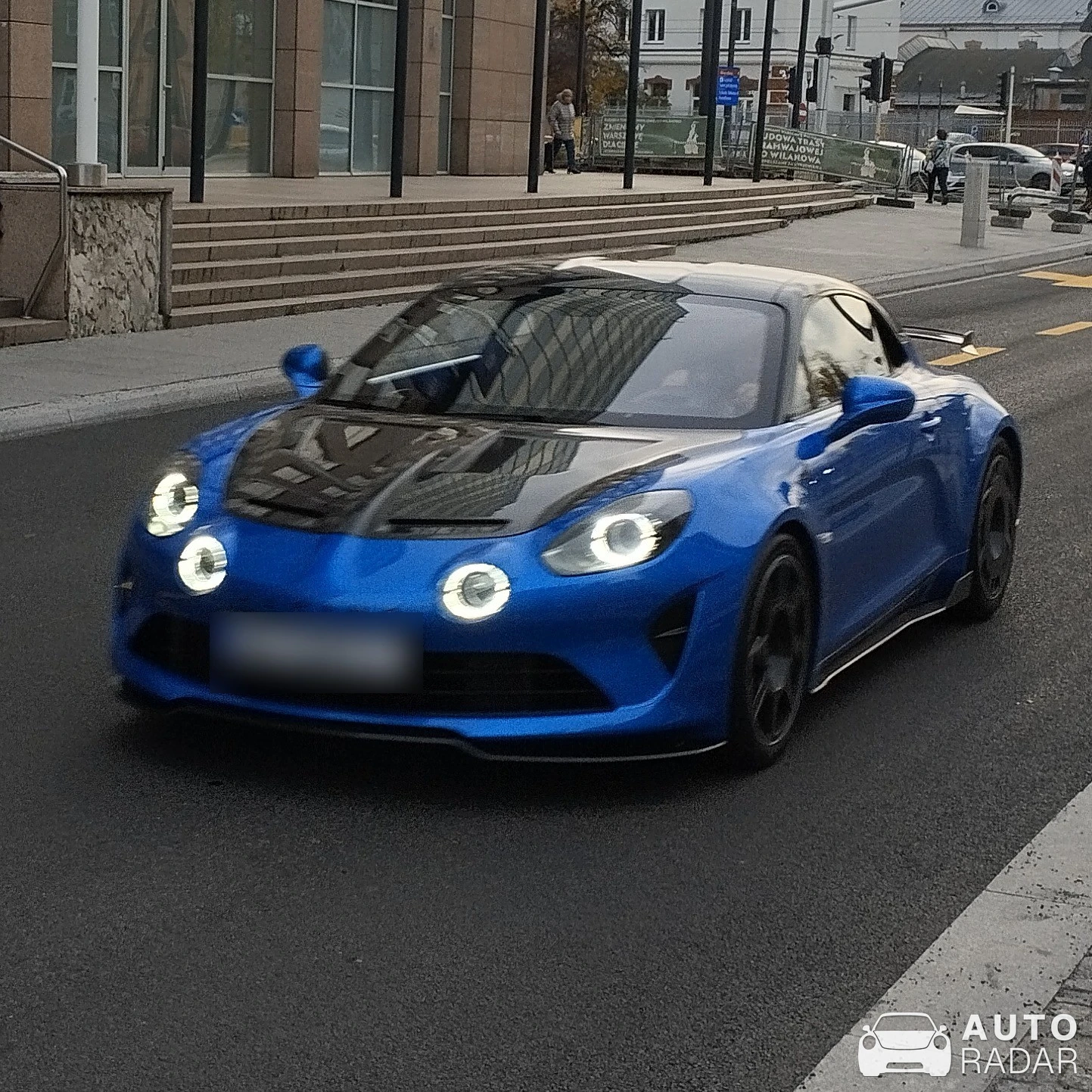 Alpine A110 R spotted in Warszawa, Poland