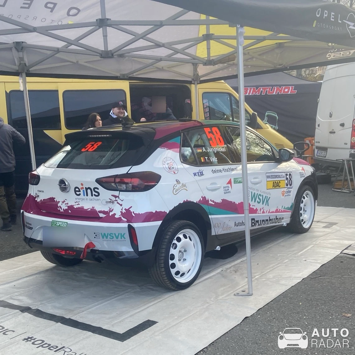 Opel Corsa Rally4 spotted in Stollberg/Erzgebirge