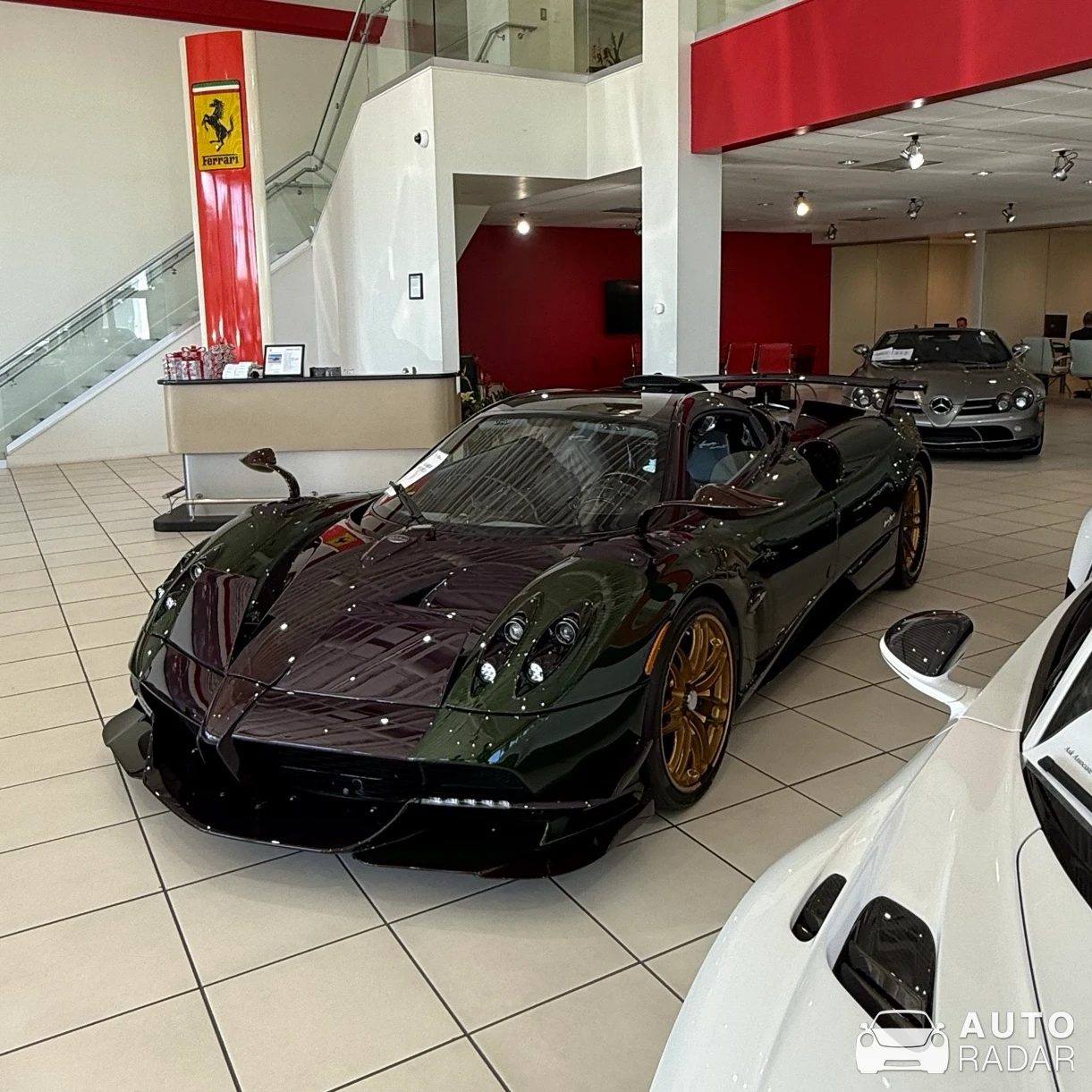 Pagani Huayra Roadster BC Diamante Tricolore spotted in Newport Beach