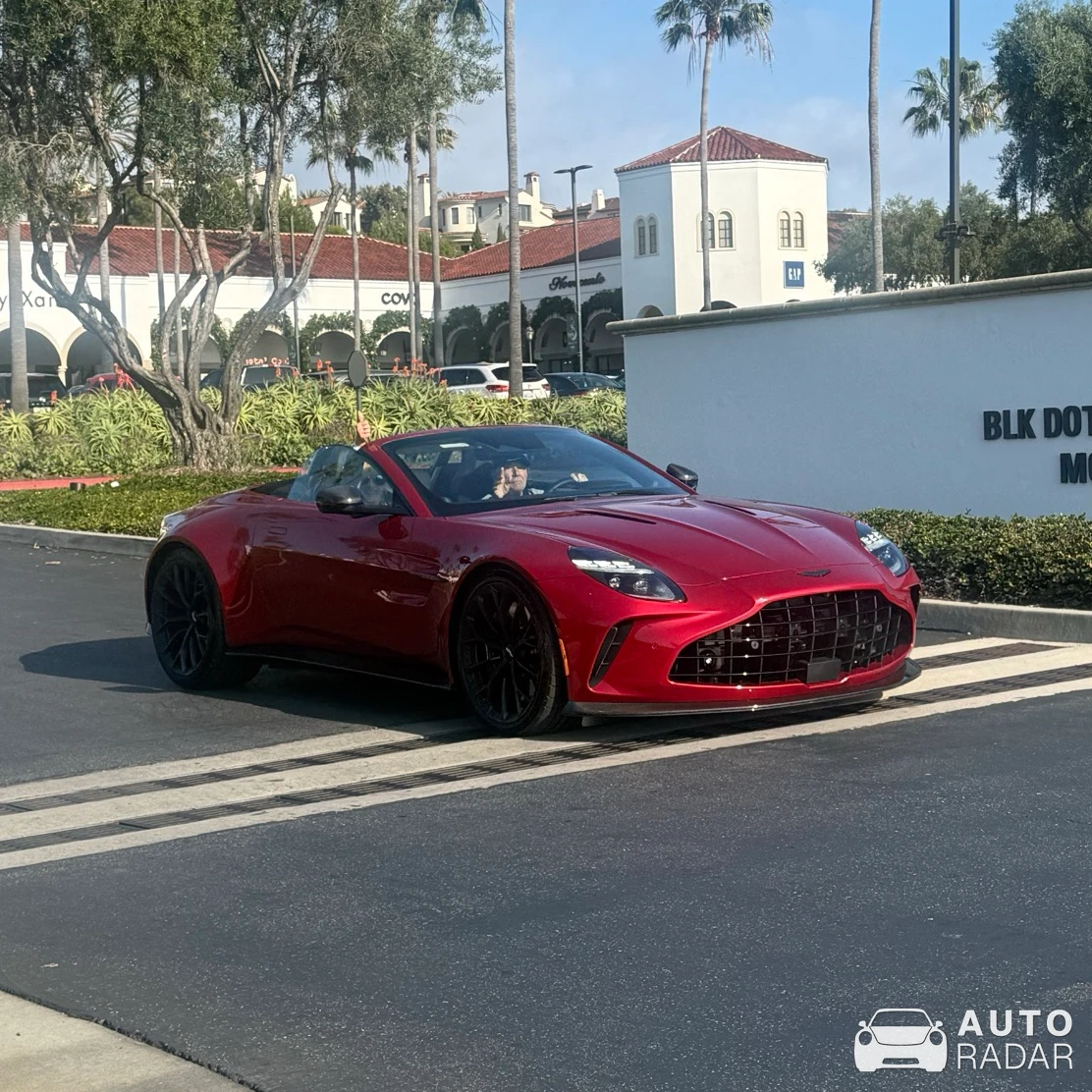 Aston Martin V8 Vantage Roadster spotted in Newport Beach, United States