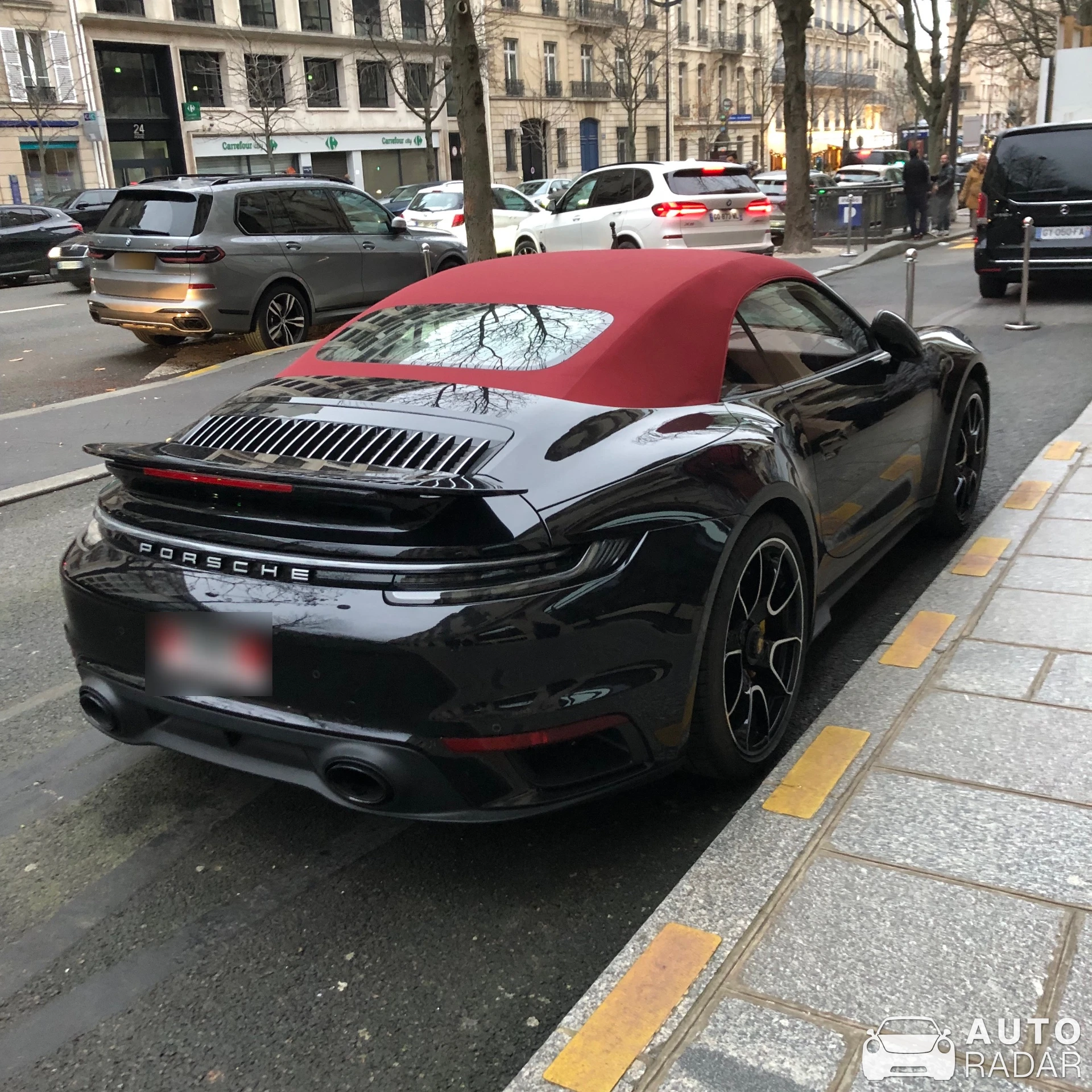 Porsche 992 Turbo S Cabriolet MkI spotted in Paris, France