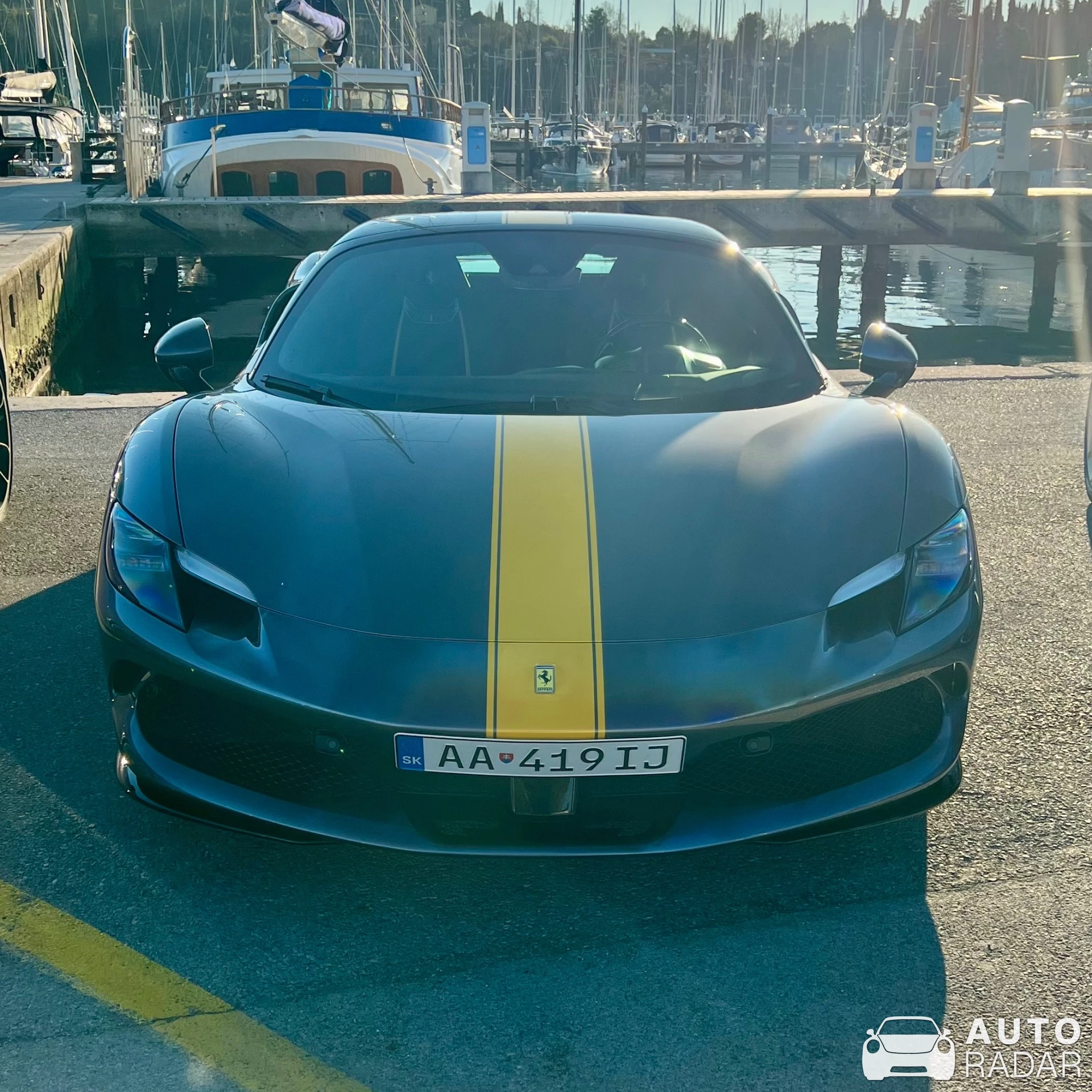 Ferrari 296 GTS spotted in Piran, Slovenia