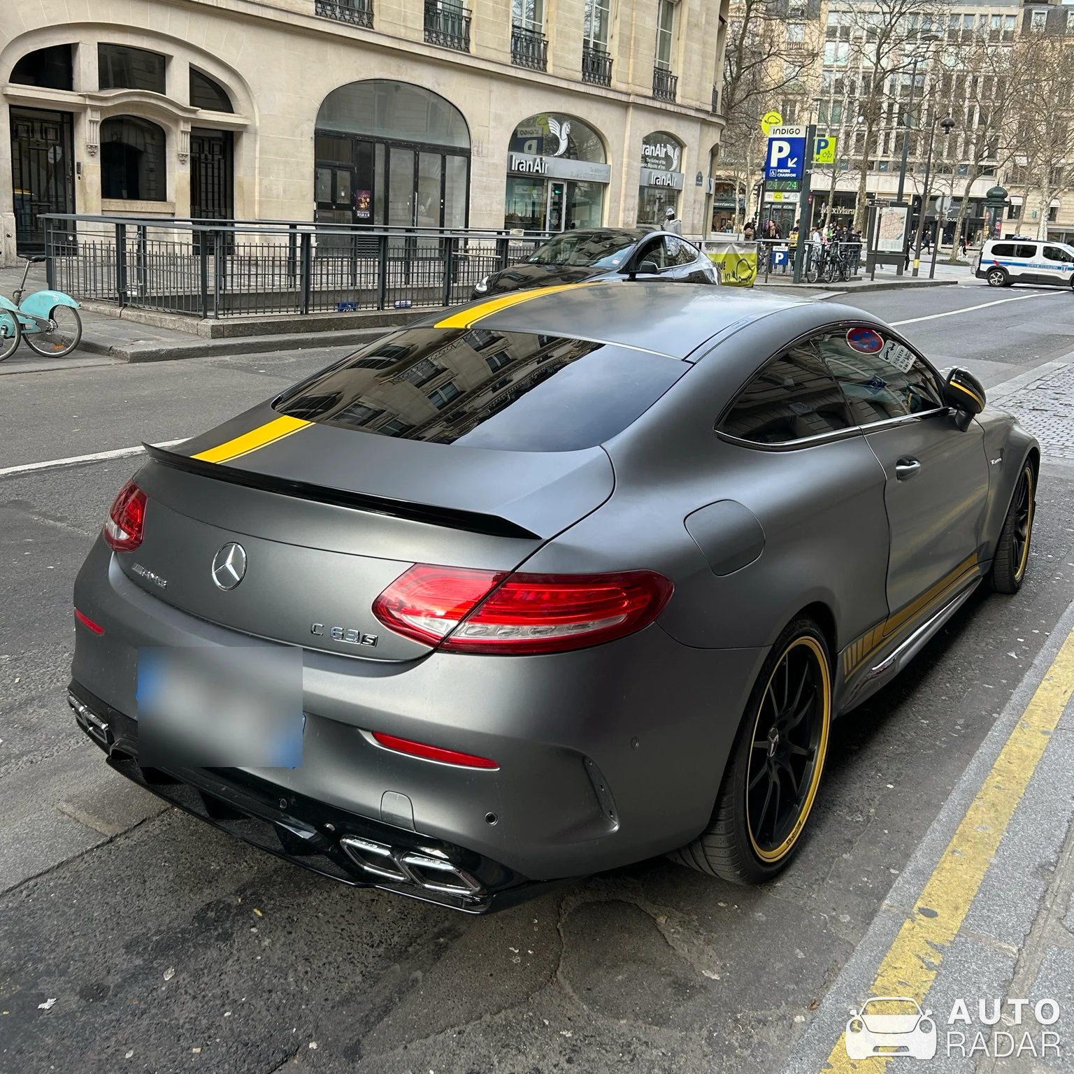 Mercedes-AMG C 63 Coupé C205 Edition 1 spotted in Paris