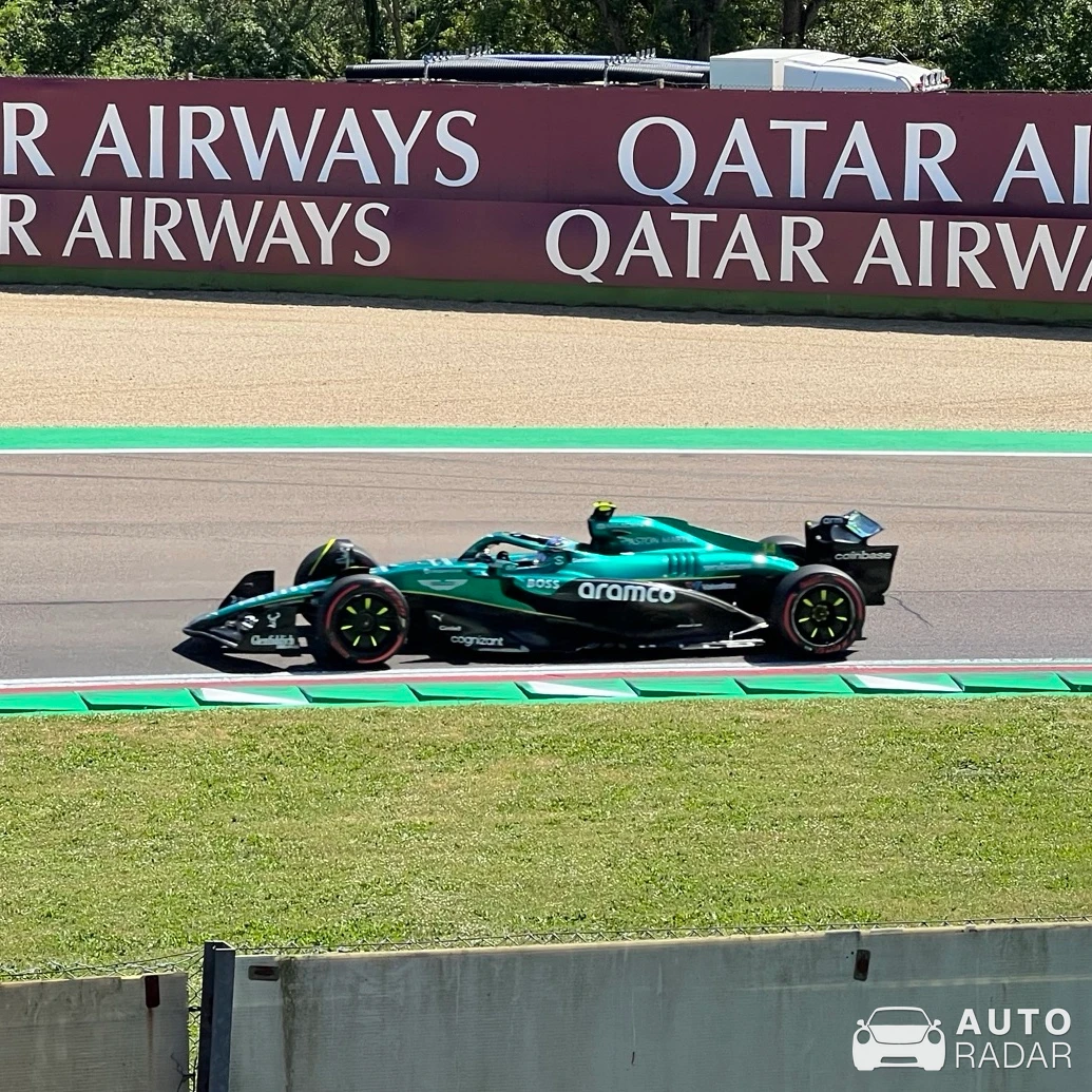 Aston Martin Martin AMR25 spotted in Imola, Italien