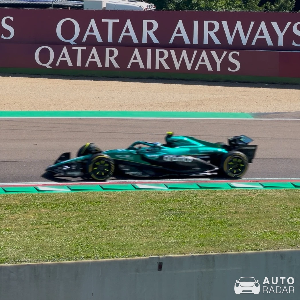 Aston Martin Martin AMR25 spotted in Imola