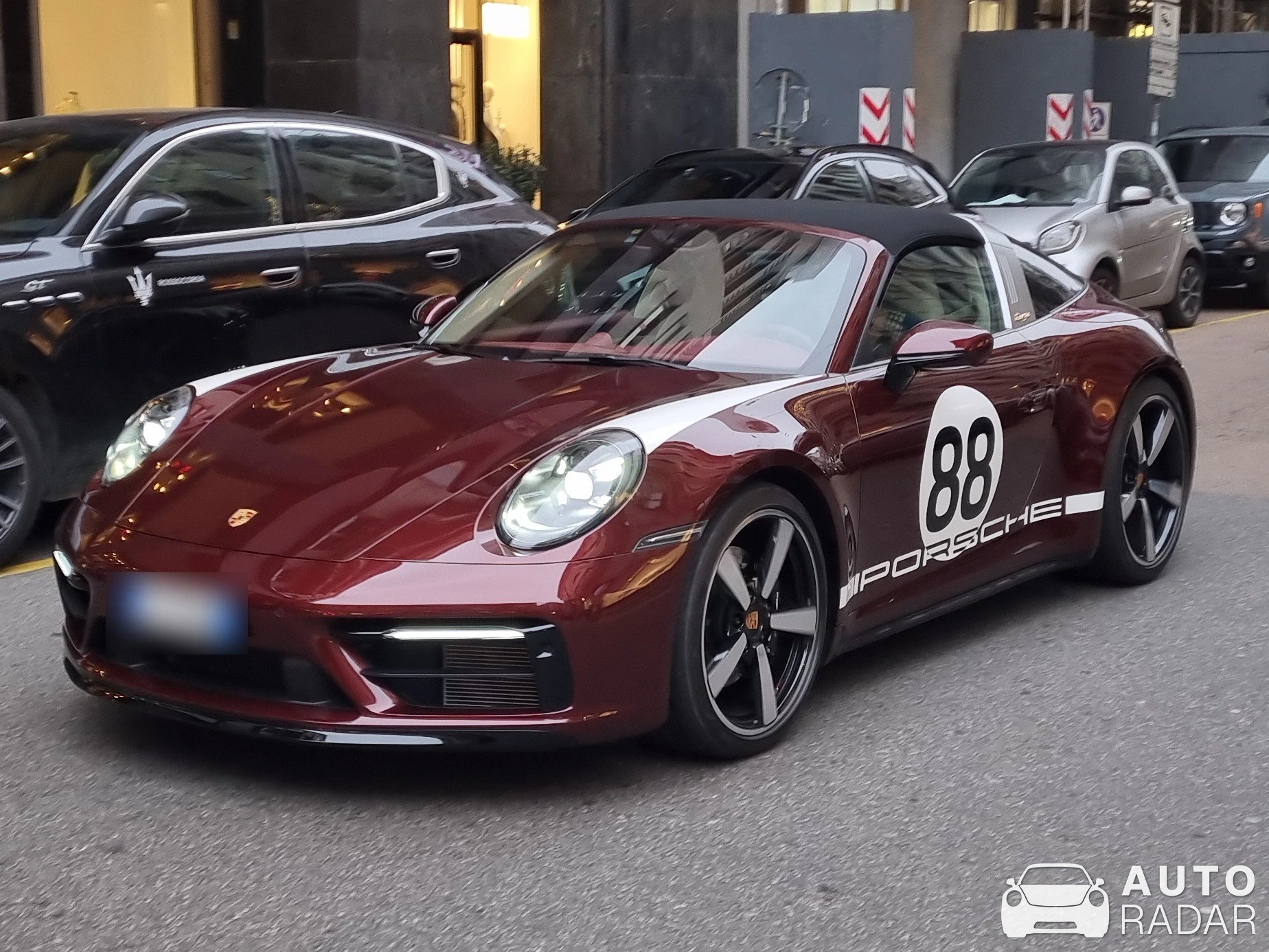 Porsche 992 Targa 4S Heritage Design Edition spotted in Milano, Italia