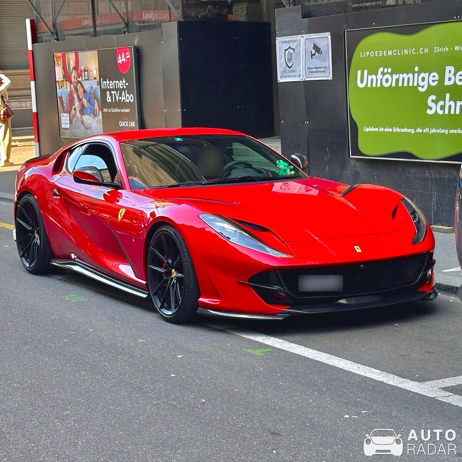 Ferrari 812 Superfast Novitec Rosso spotted in Zürich