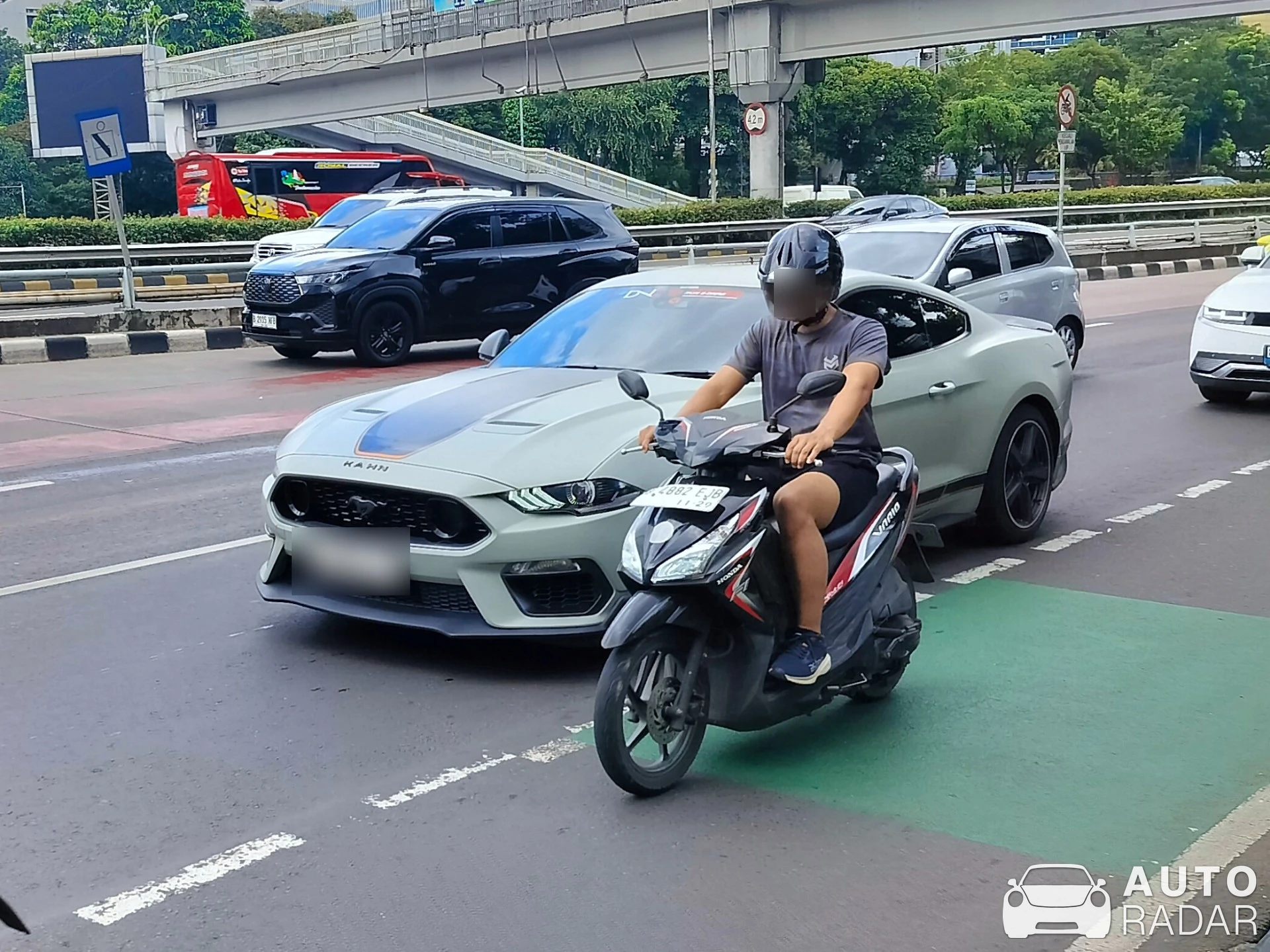 Ford Mustang Mach 1 S550 spotted in Kota Jakarta Selatan, Indonesia