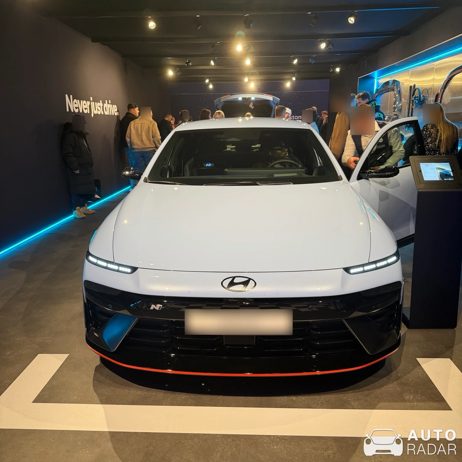 Hyundai Ioniq 6 spotted in Brussel
