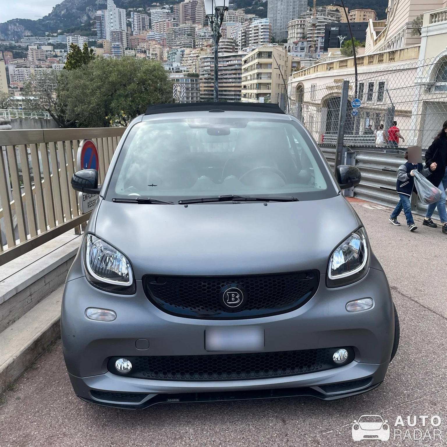 Smart Fortwo Cabrio Brabus Ultimate E spotted in Monaco