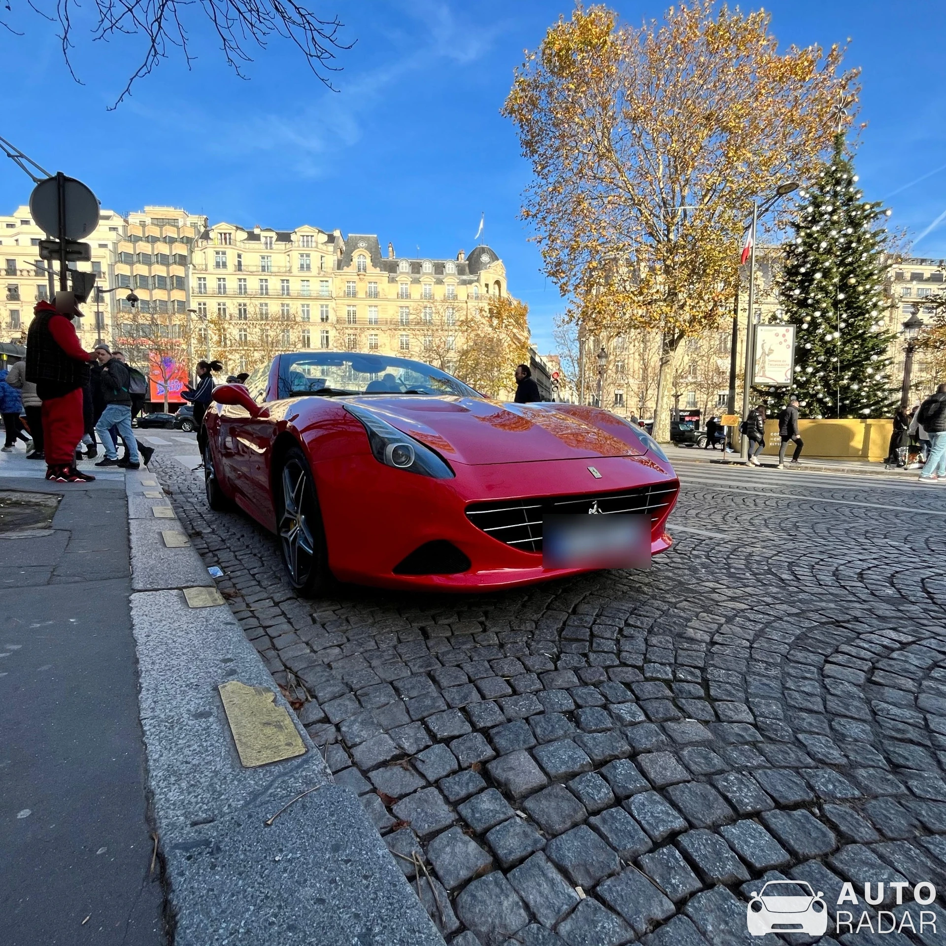 Ferrari California spotted in Paris, France