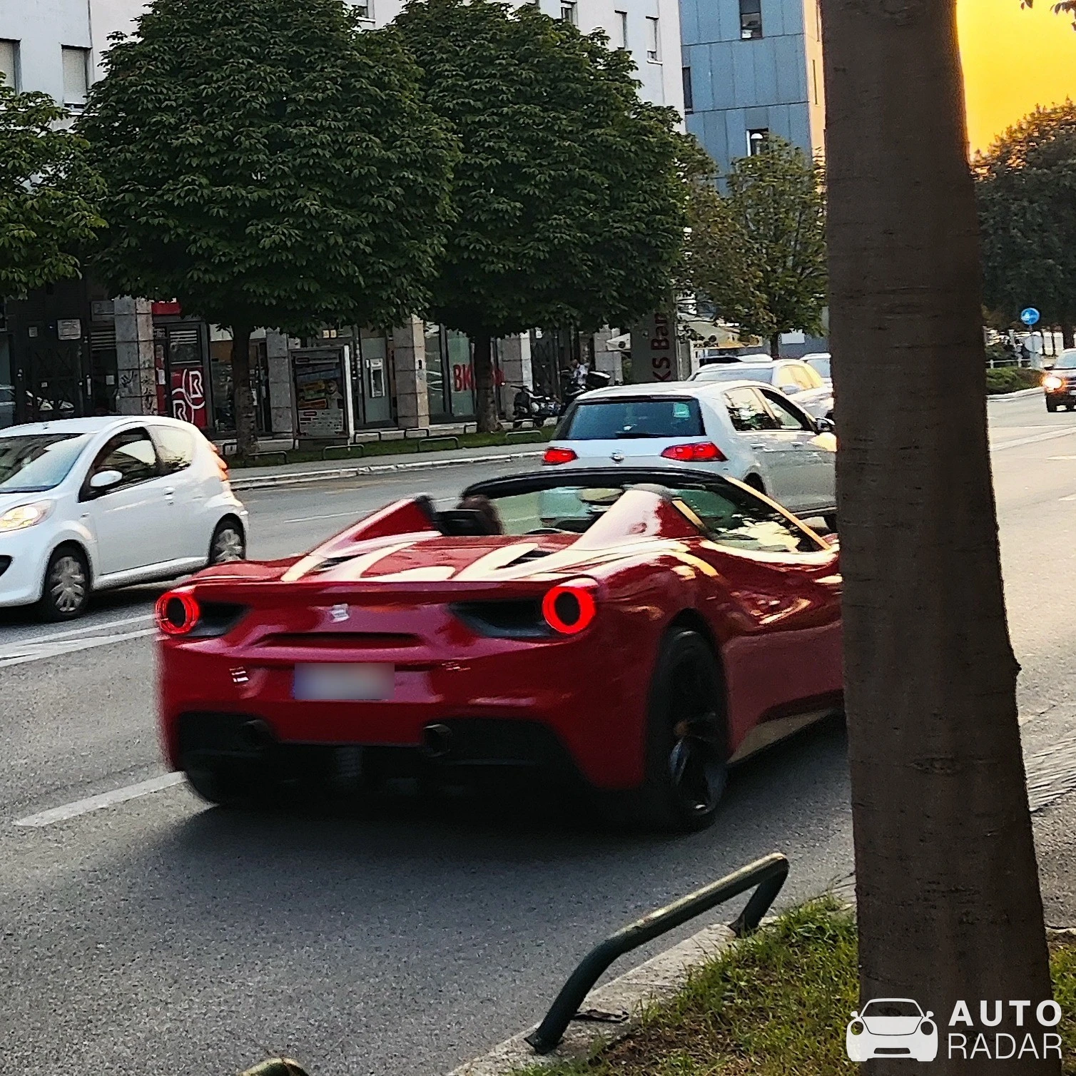 Ferrari 488 Spider spotted in Split, Croatia