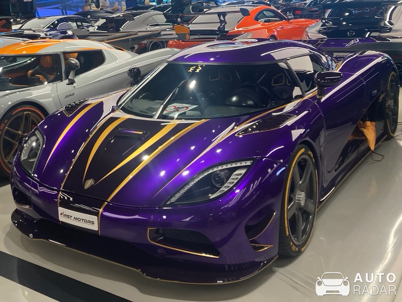 Koenigsegg Agera R Zijin spotted in Dubai