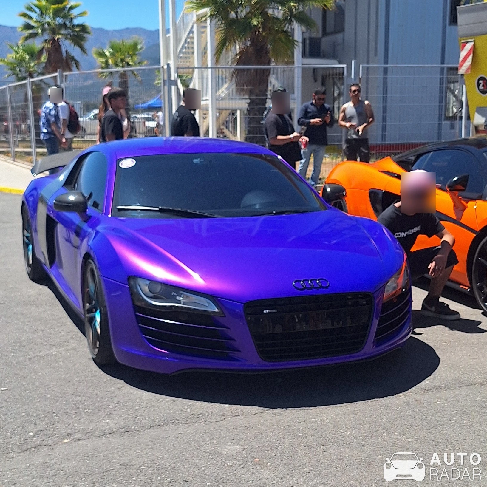 Audi R8 Type 42 spotted in Codegua, Chile