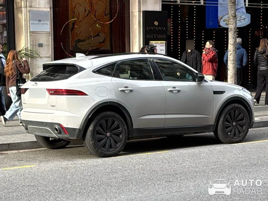 Jaguar E-PACE spotted in Barcelona, Spain