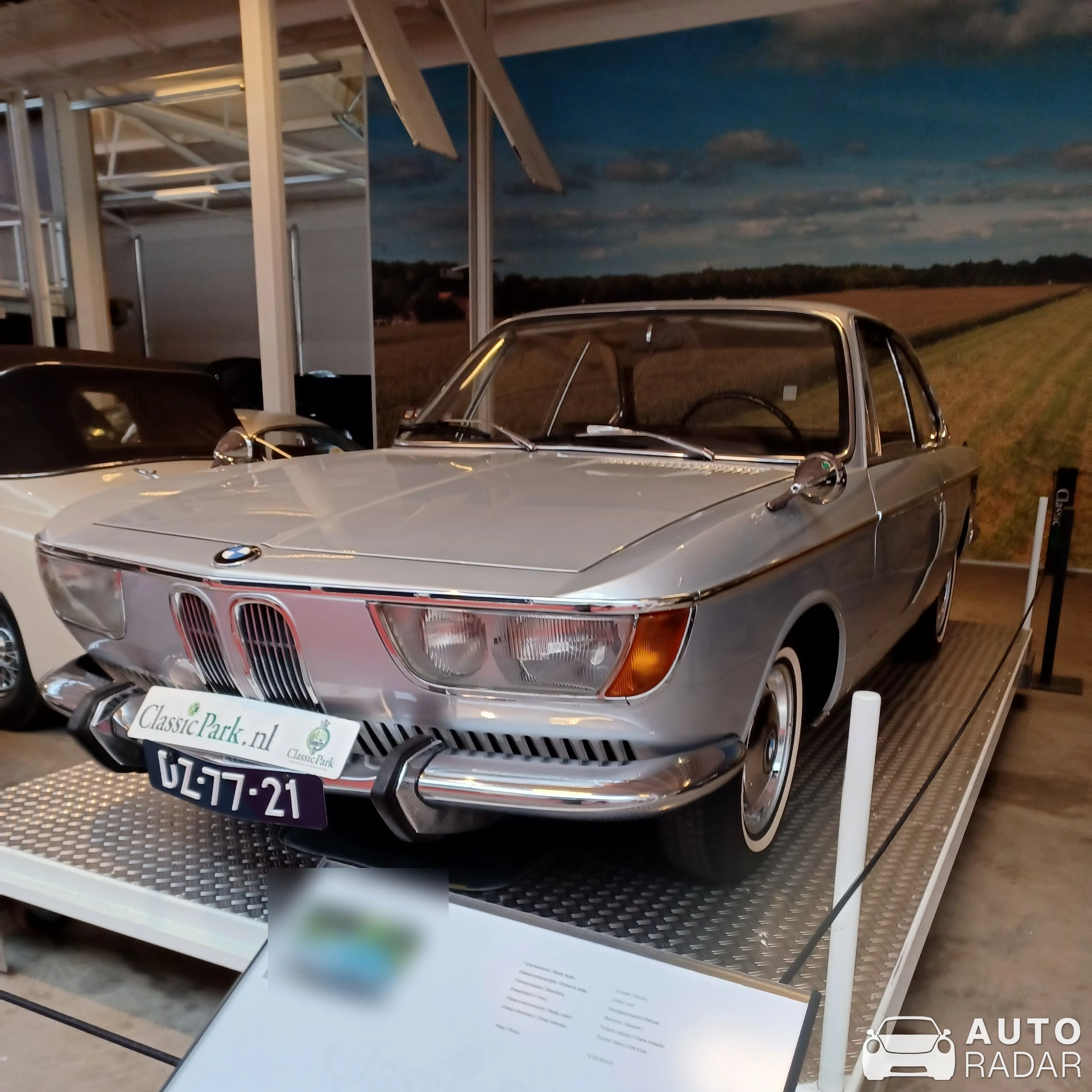 BMW 2000 CS spotted