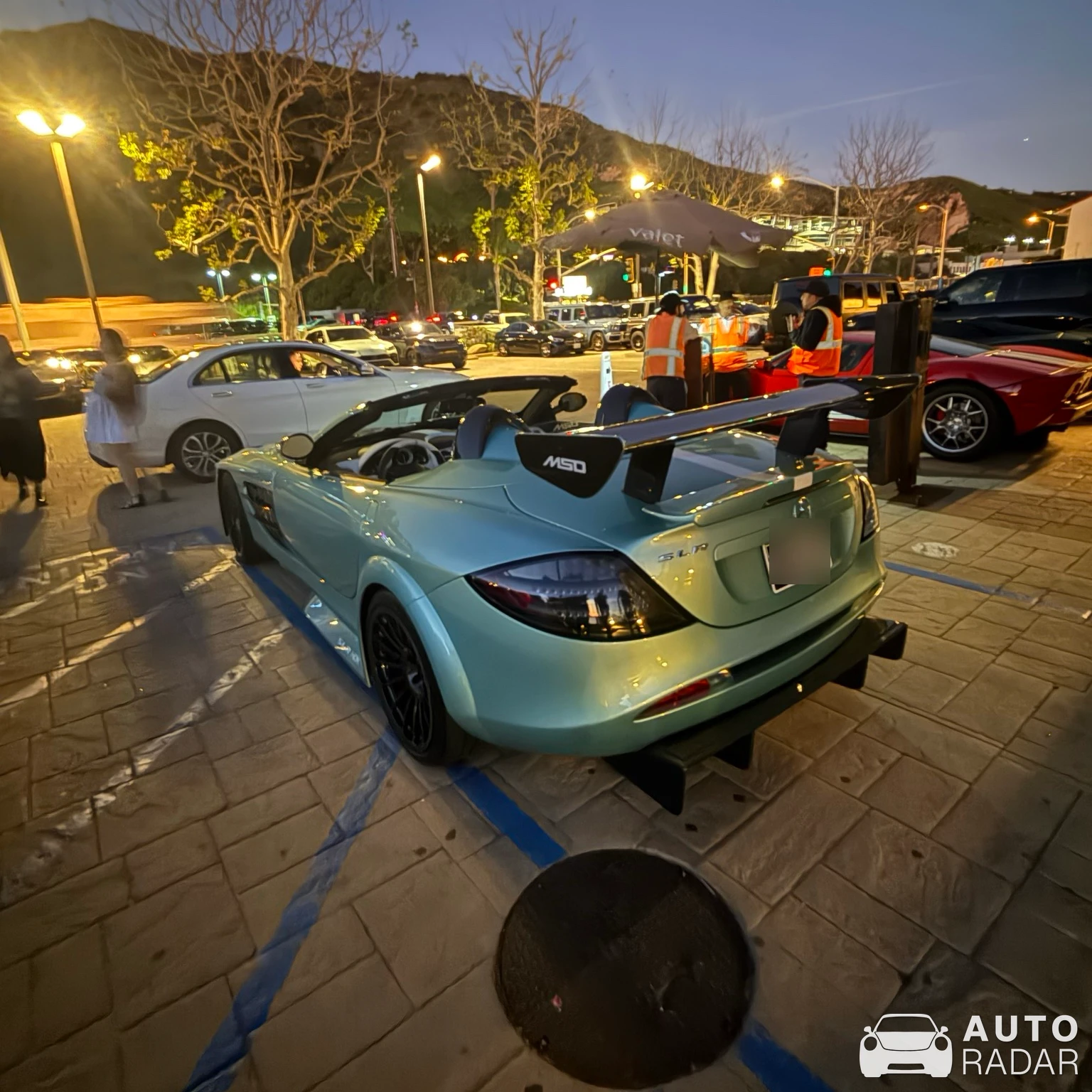 Mercedes-Benz SLR McLaren Roadster HDK by MSO spotted in Malibu