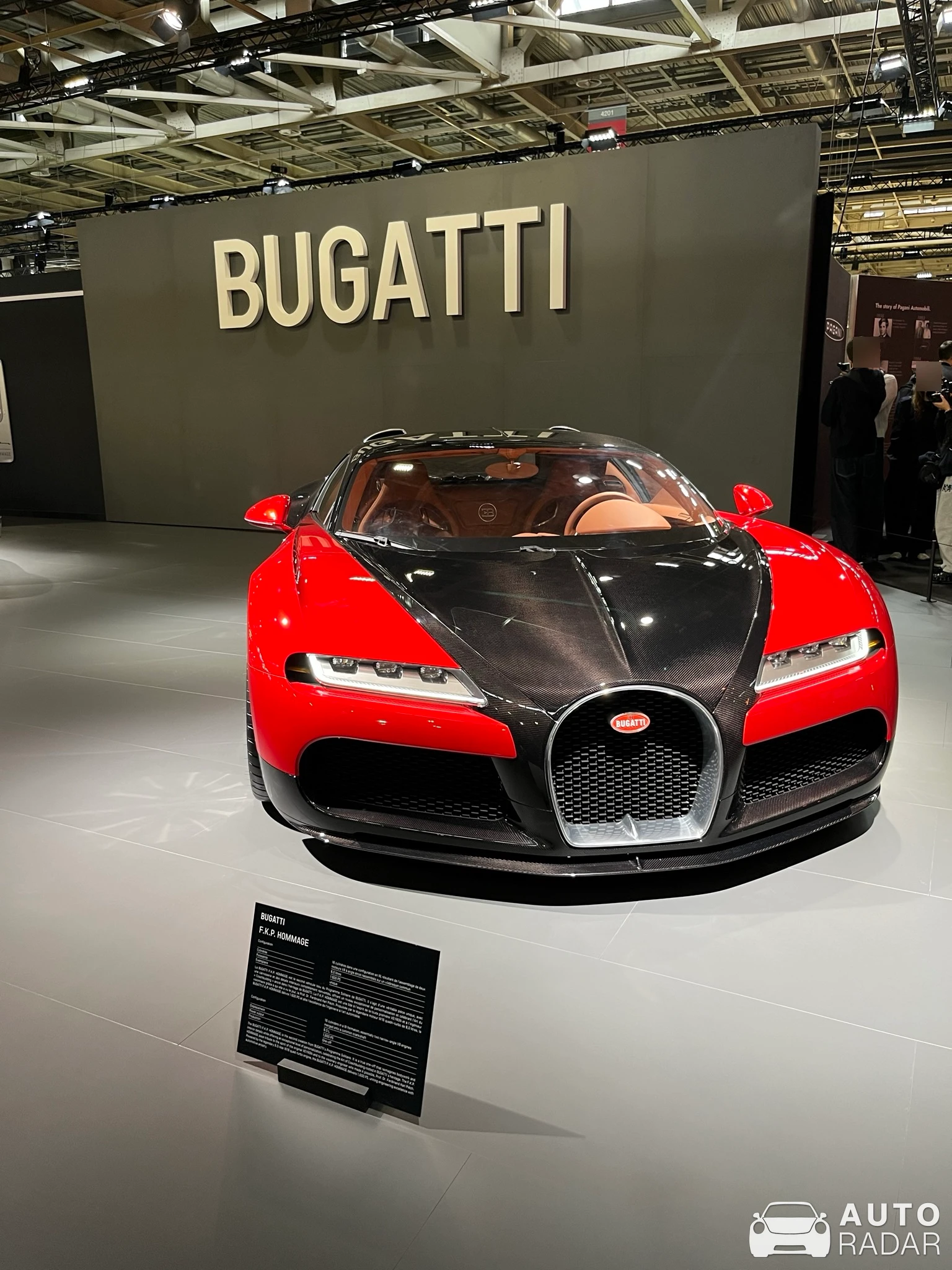 Bugatti F.K.P. Hommage spotted in Paris