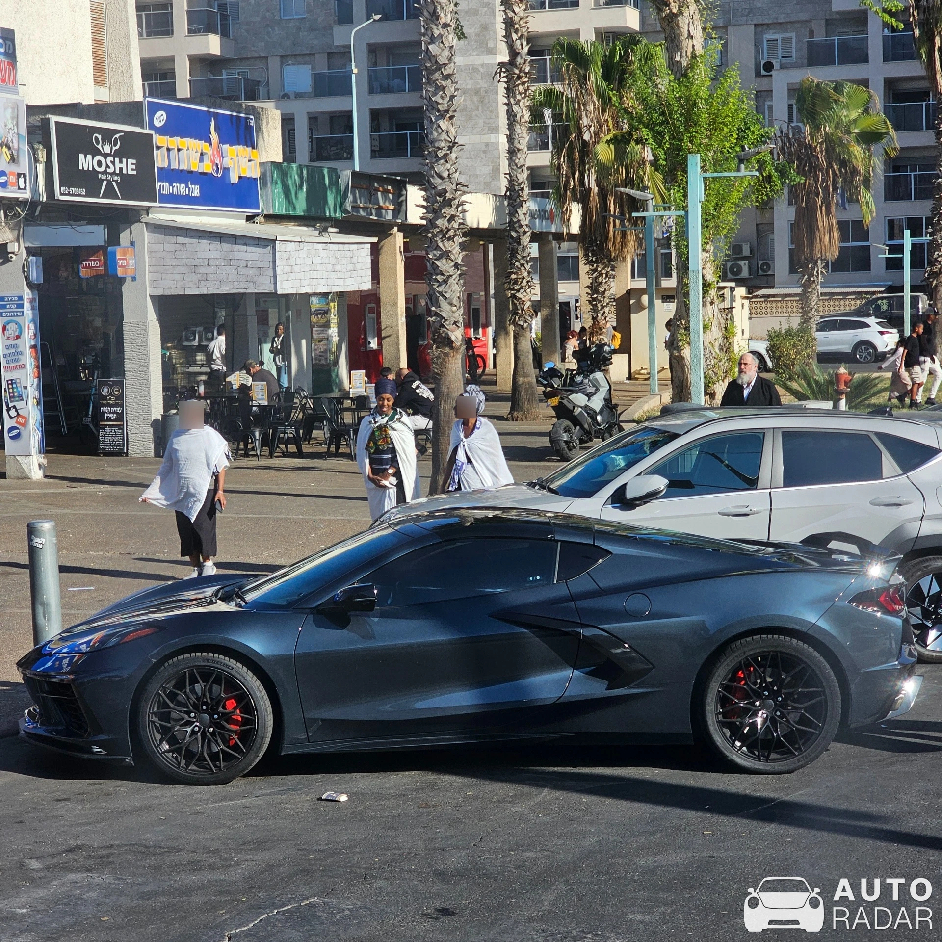 Chevrolet Corvette C8 spotted in Ashdod, Israel