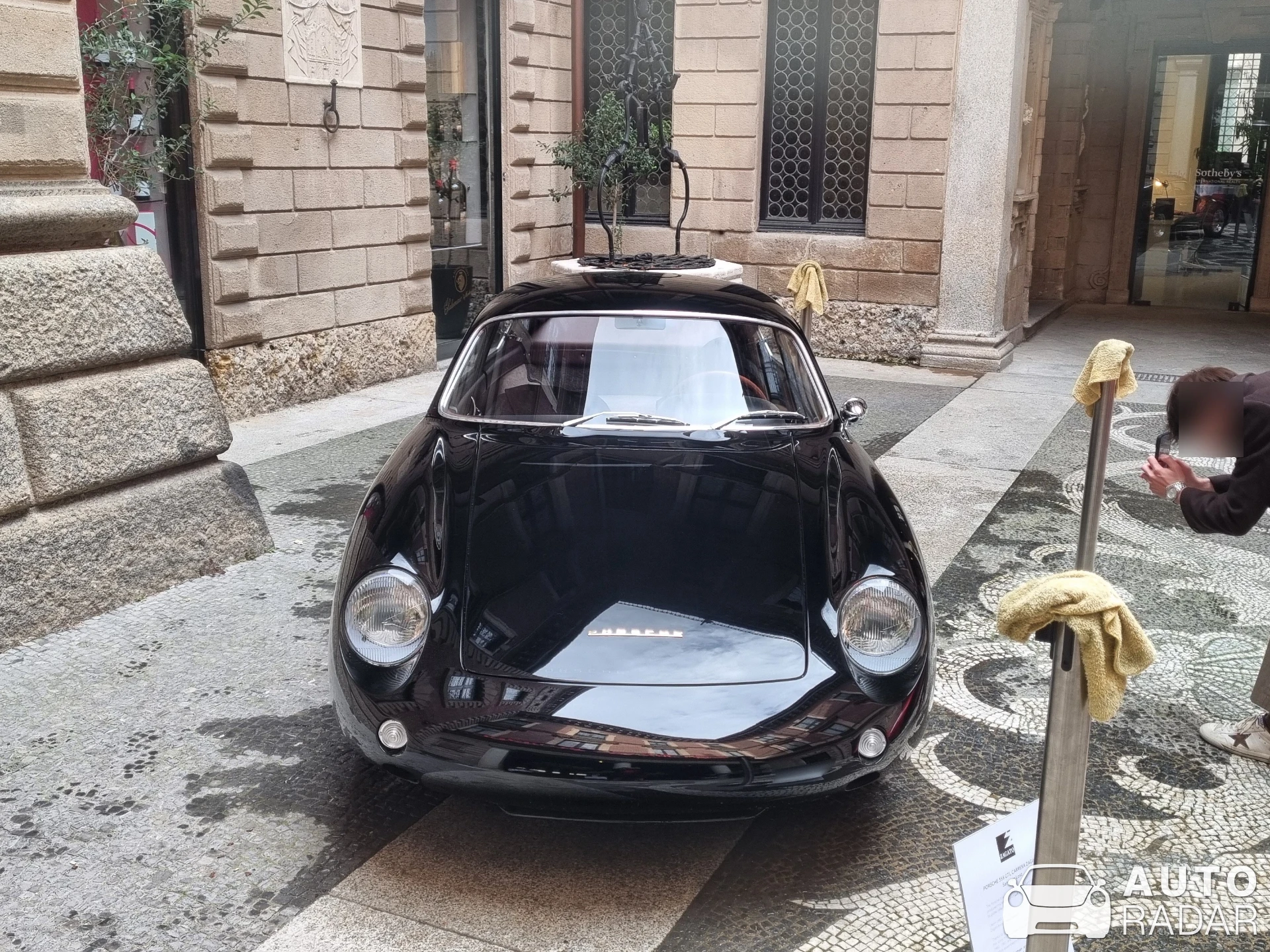 Porsche 356 B Zagato Coupe spotted in Milano