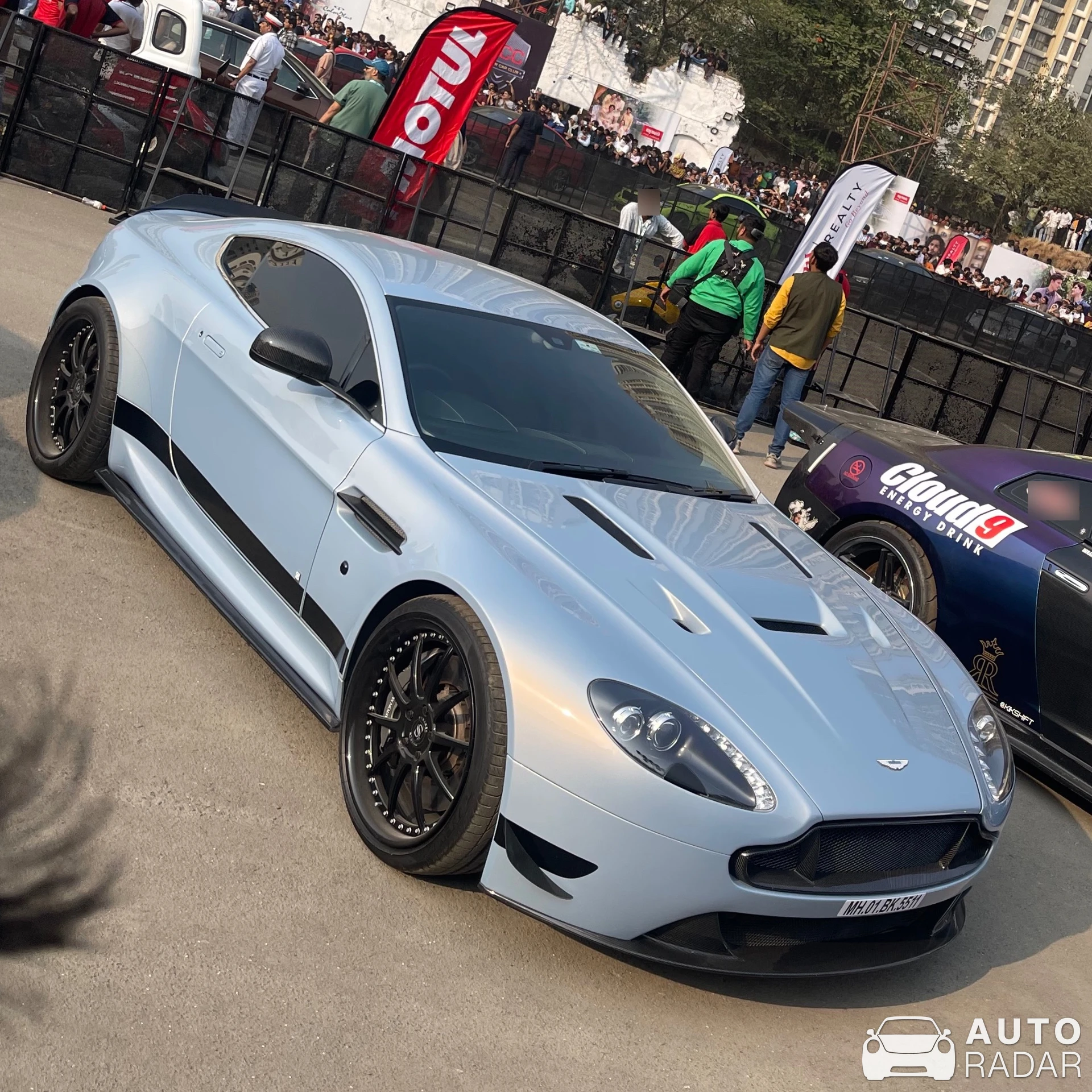 Aston Martin V8 Vantage S spotted in Thane, India