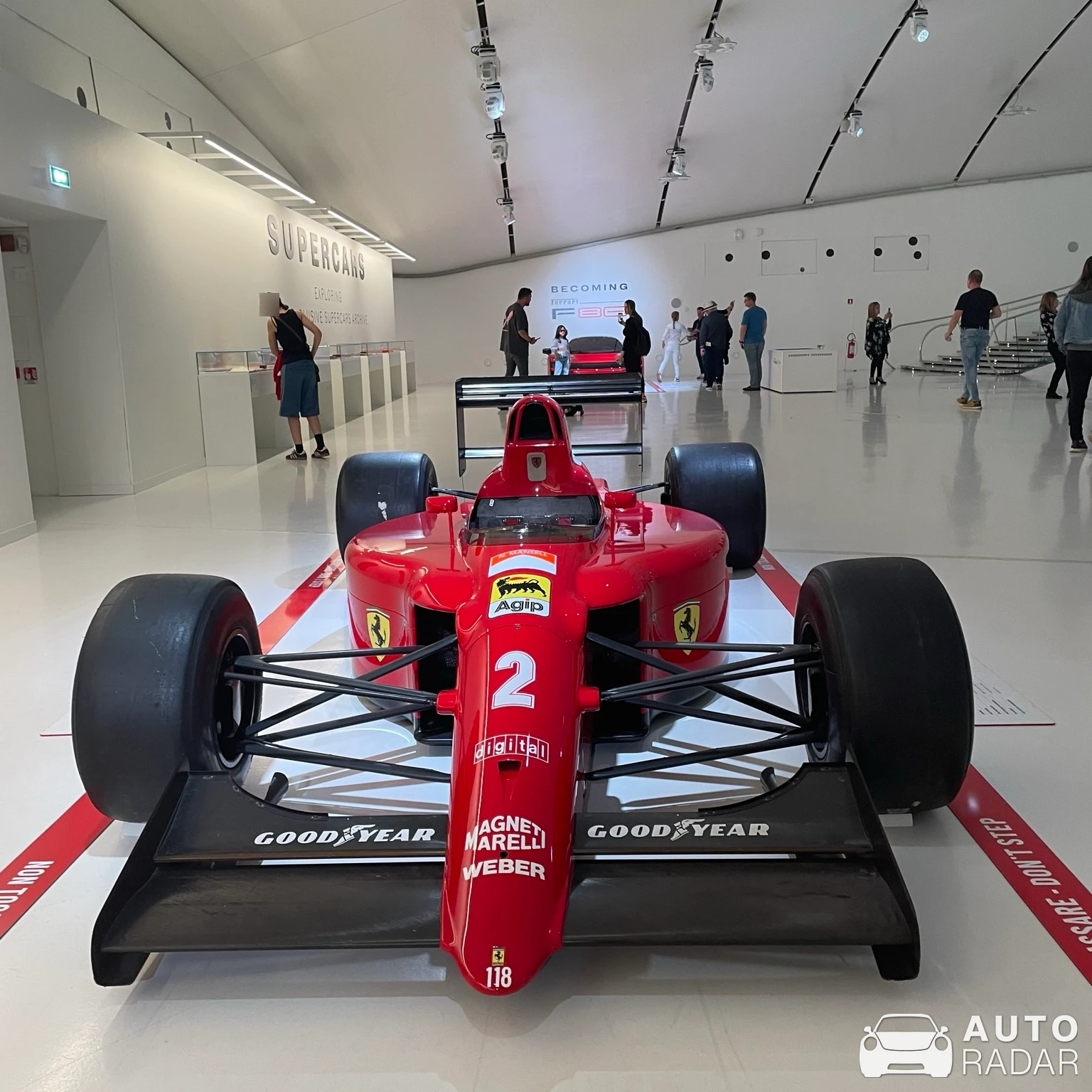 Ferrari F1-90 spotted in Modena