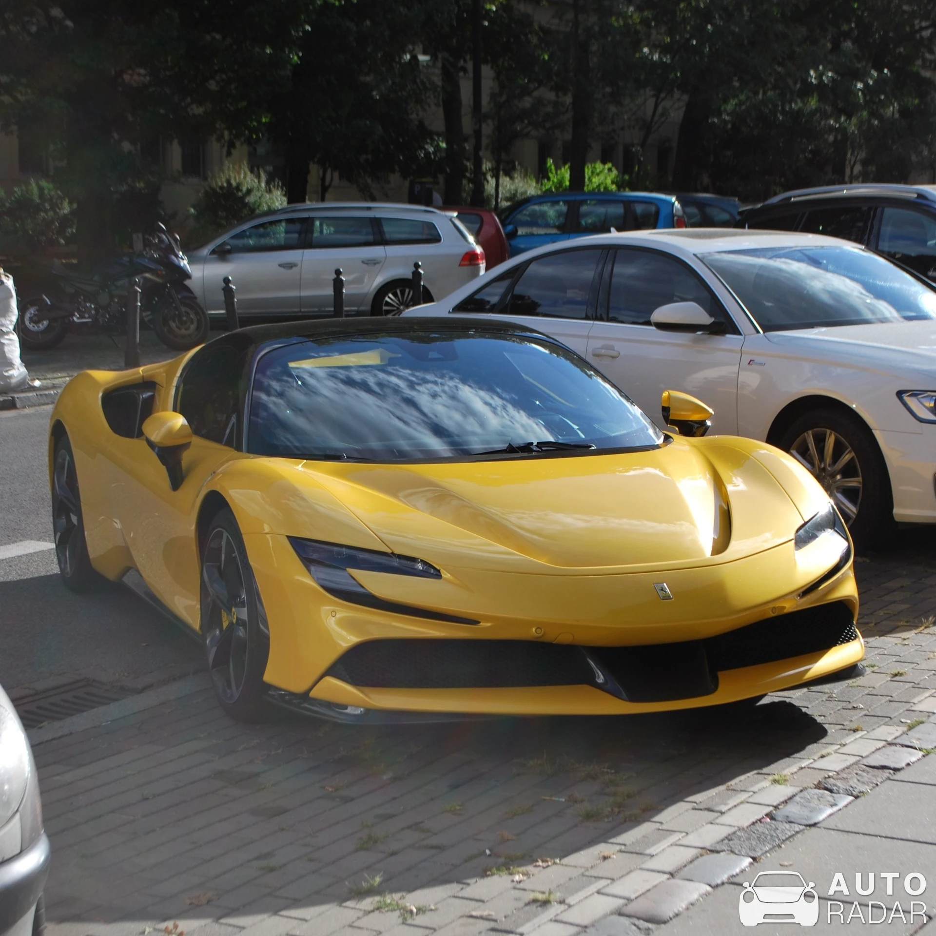 Ferrari SF90 Spider spotted in Warszawa, Poland