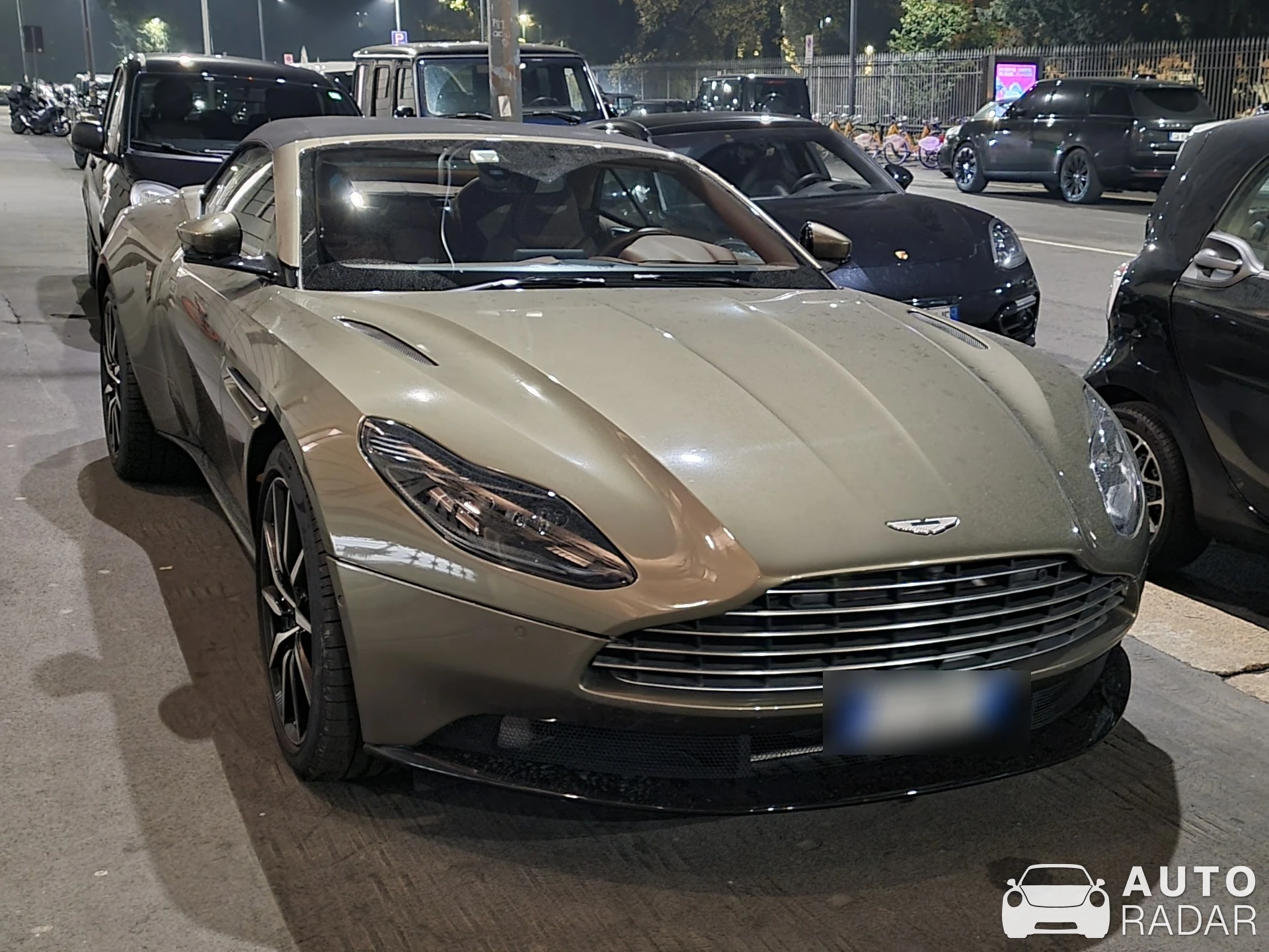 Aston Martin DB11 V8 Volante spotted in Milano, Italia
