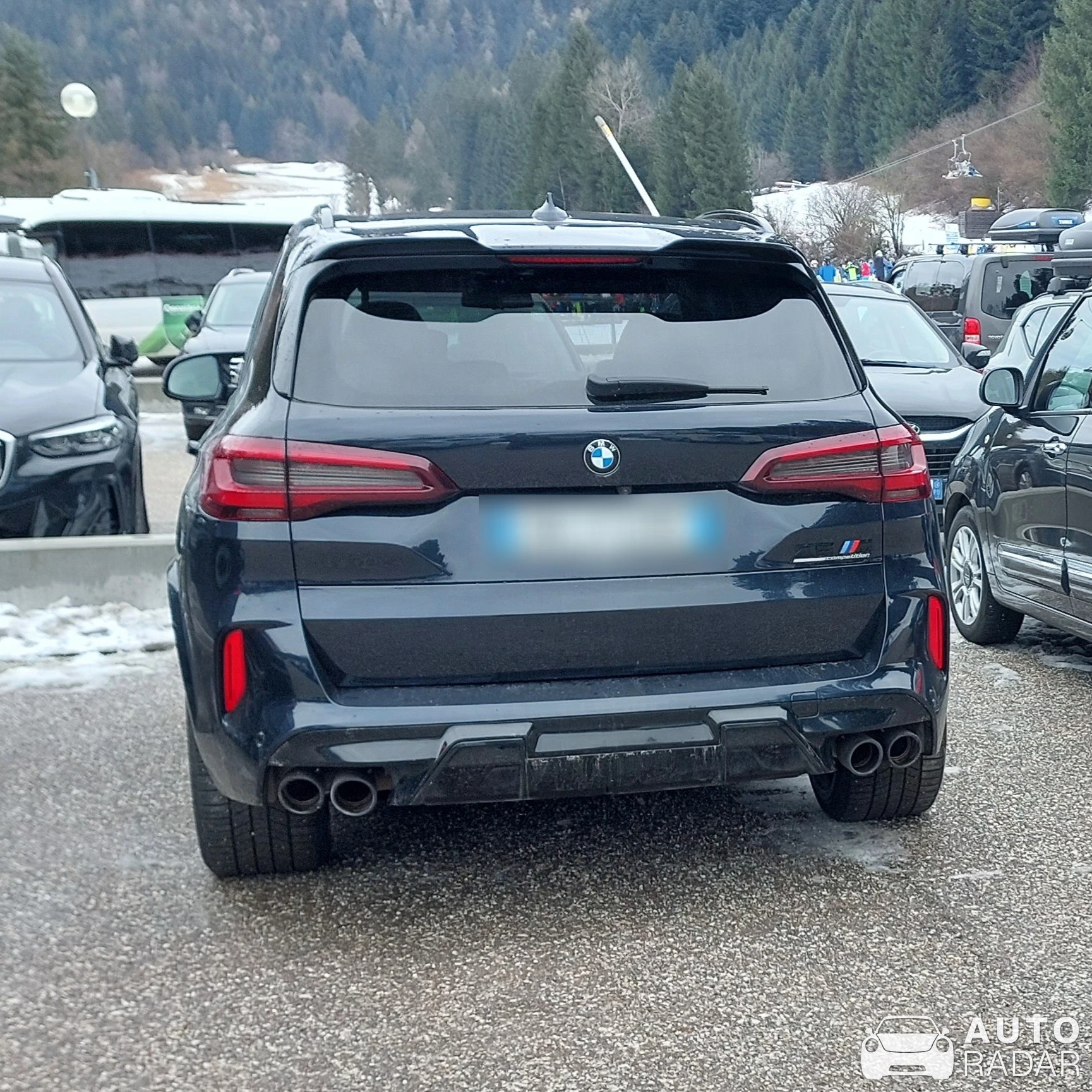 BMW X5 M F95 Competition spotted in Andalo, Italia