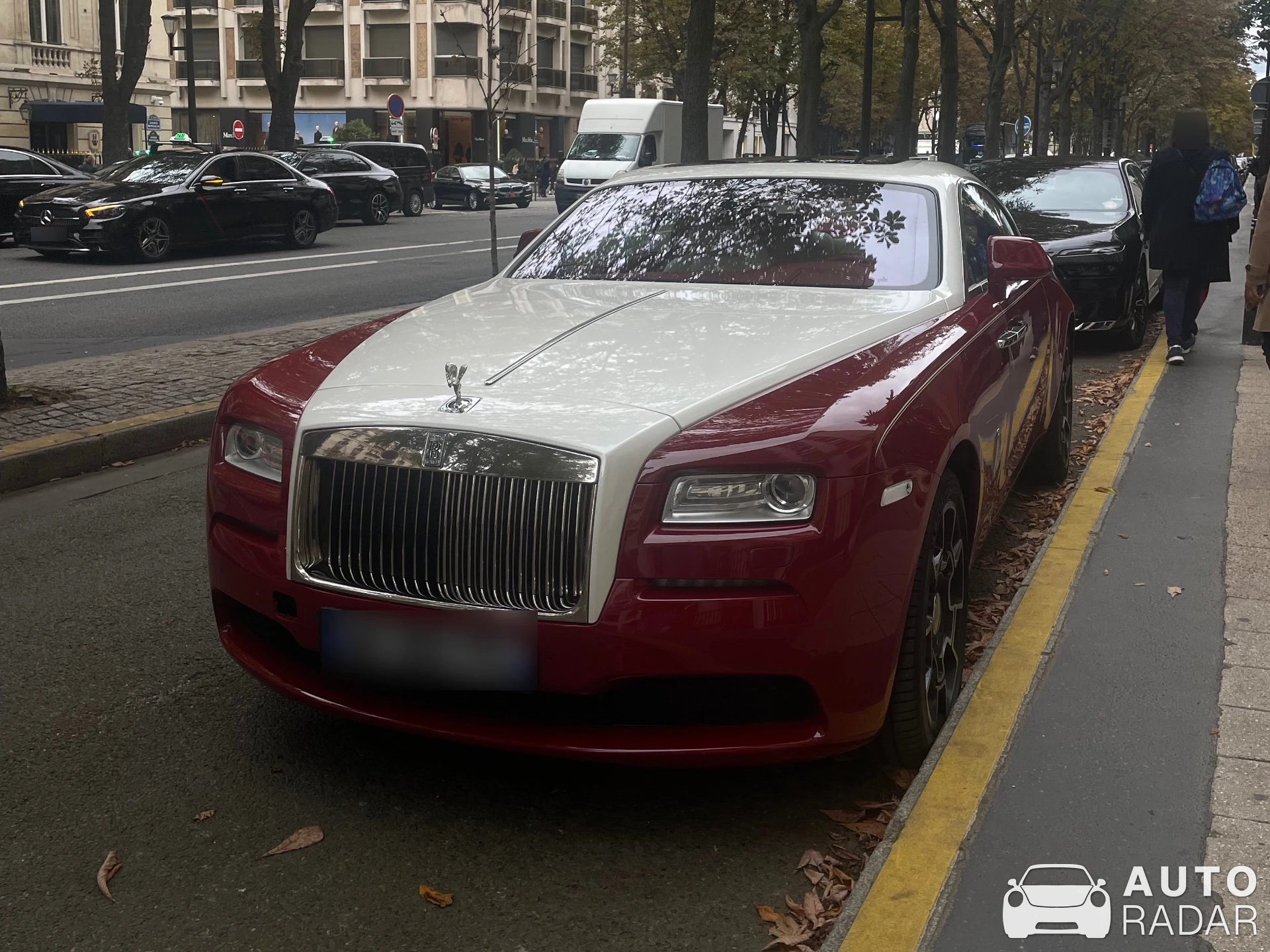 Rolls-Royce Wraith spotted in Paris, France