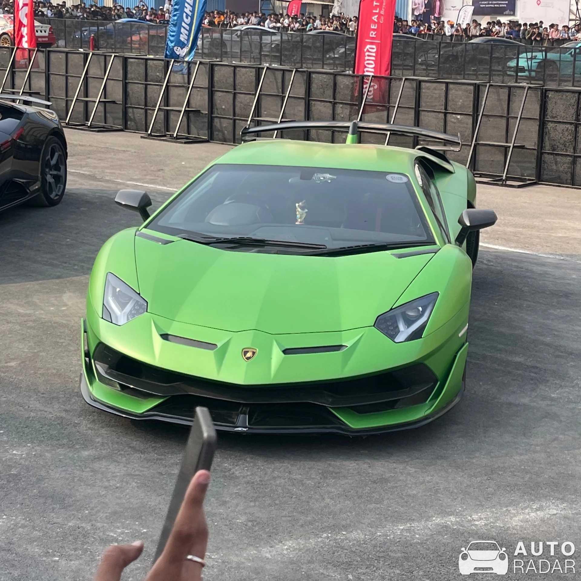 Lamborghini Aventador LP770-4 SVJ spotted in Thane, India