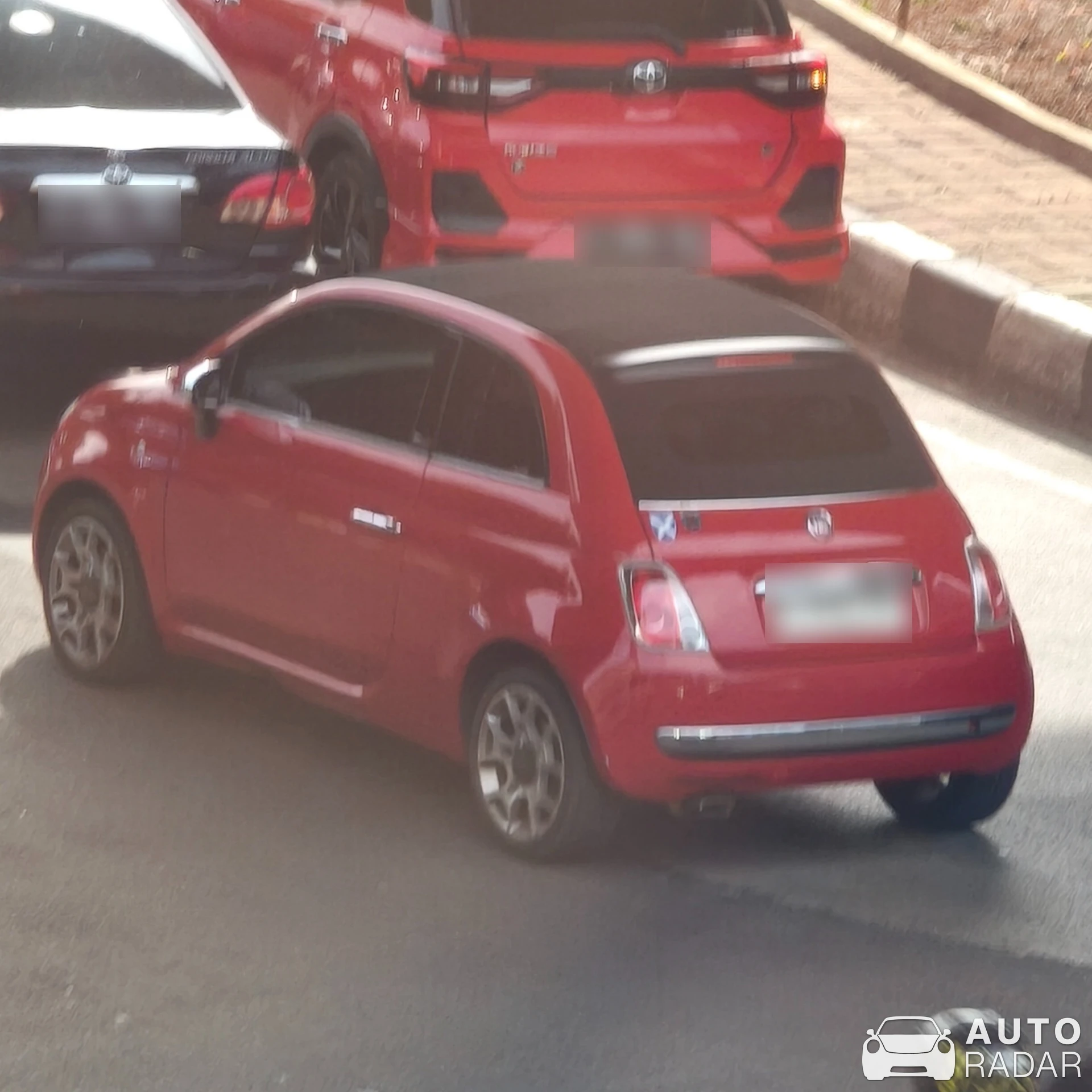 Fiat 500 Cabriolet spotted in Jakarta