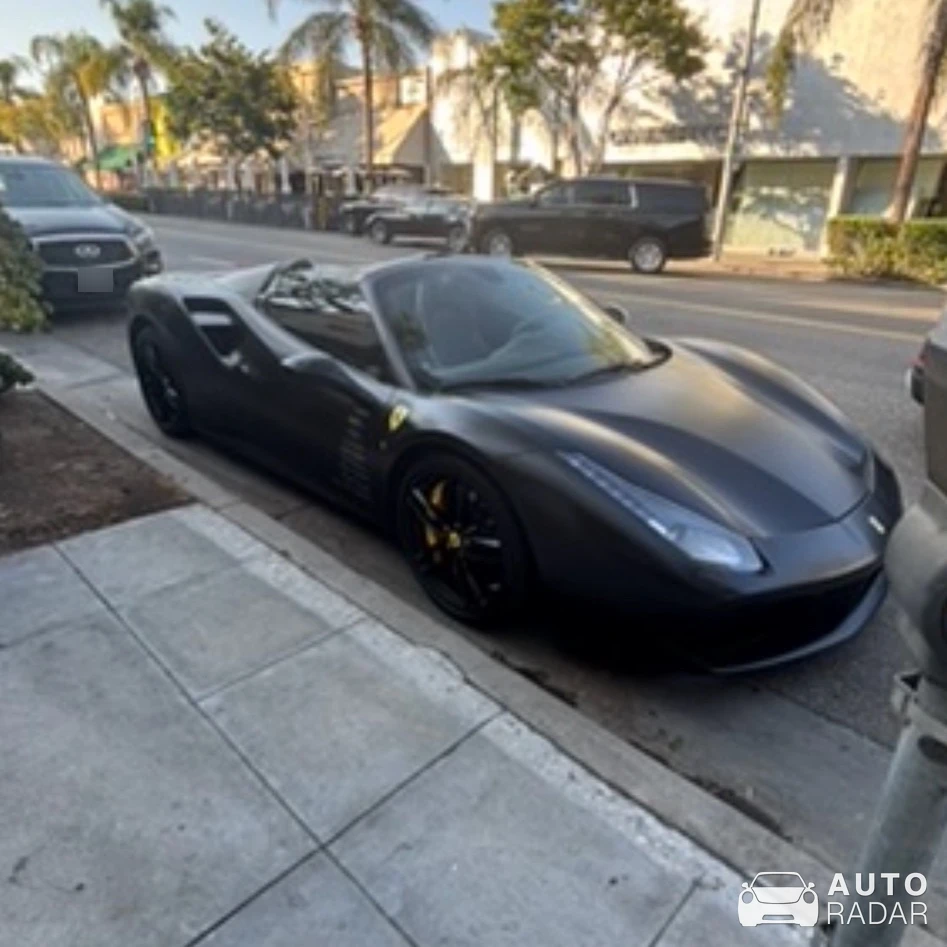 Ferrari 488 Spider spotted in Beverly Hills, United States