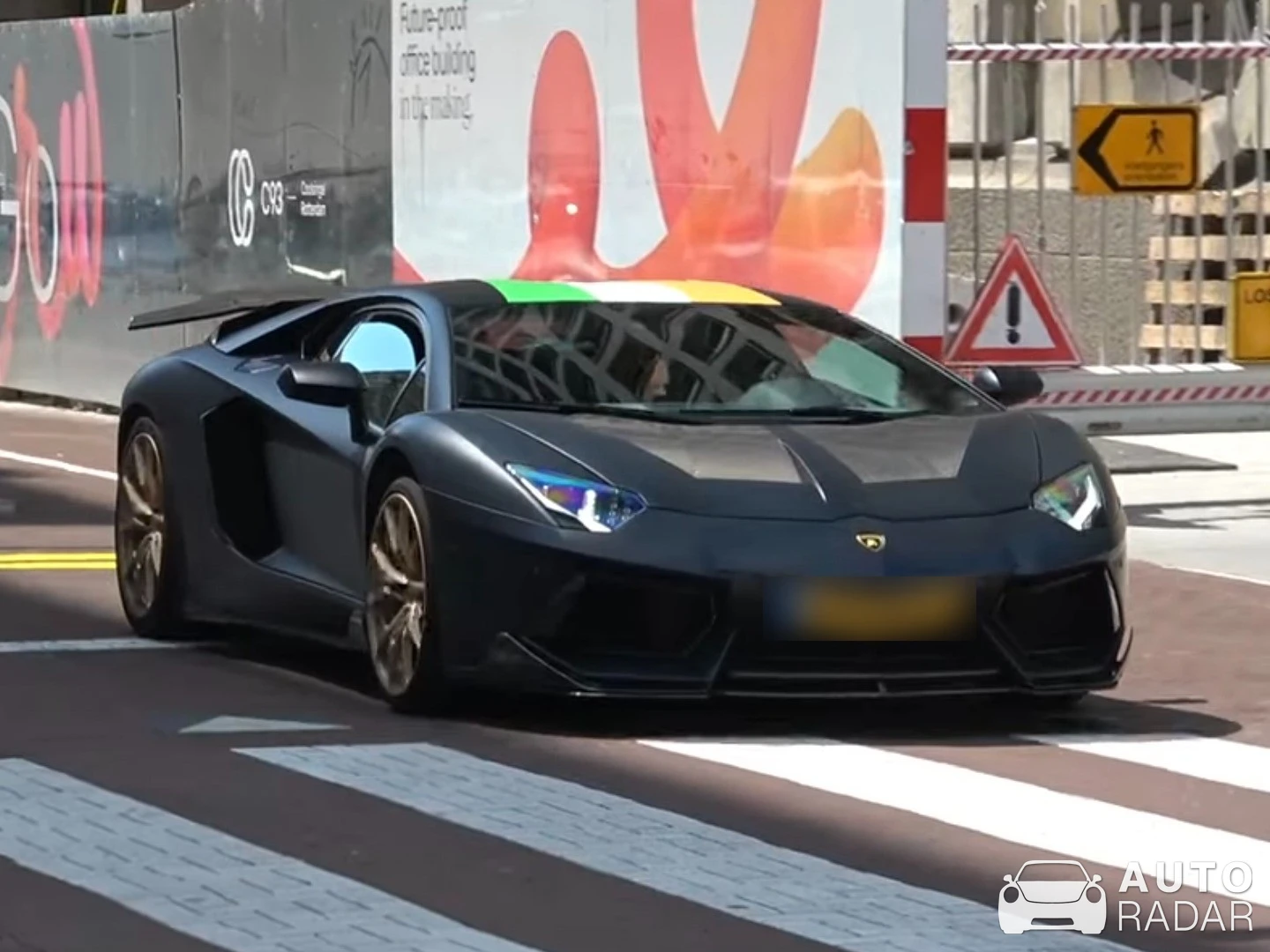 Lamborghini Aventador LP700-4 Roadster Vorsteiner V spotted in Rotterdam