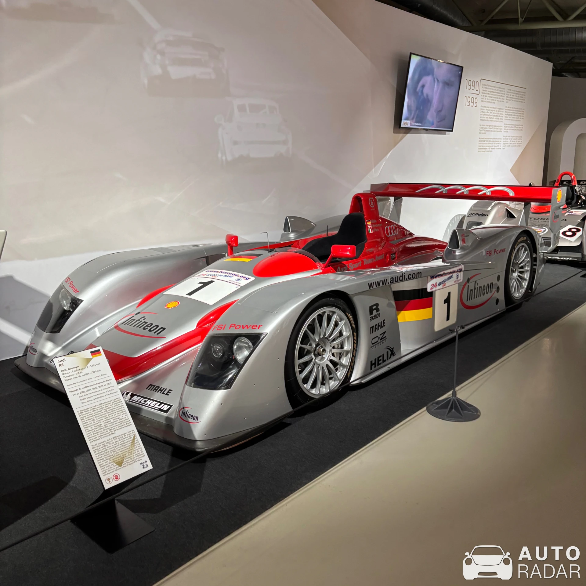 Audi R8 LMP spotted in Le Mans