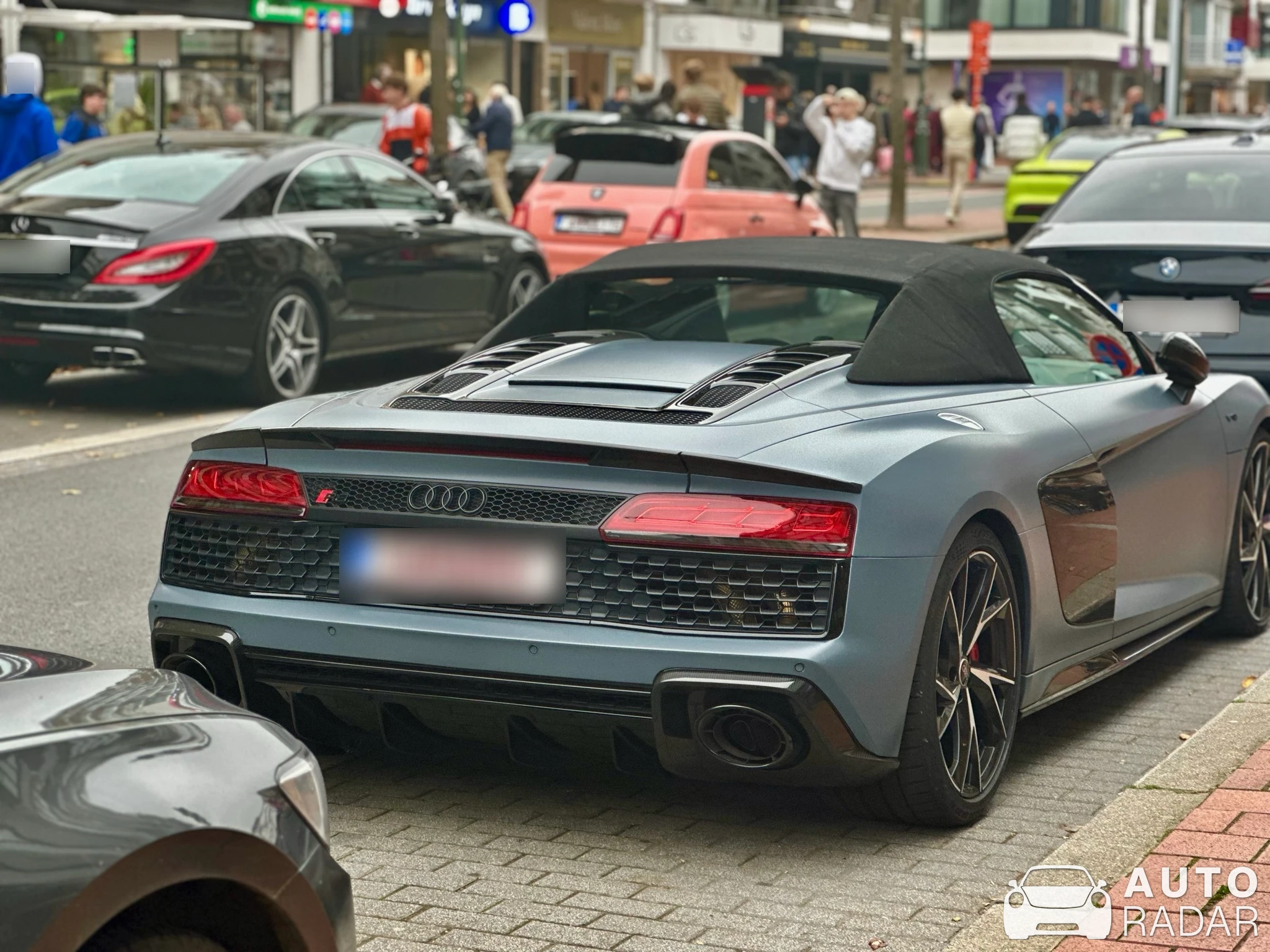 Audi R8 V10 Spyder 2019 spotted in Knokke-Heist