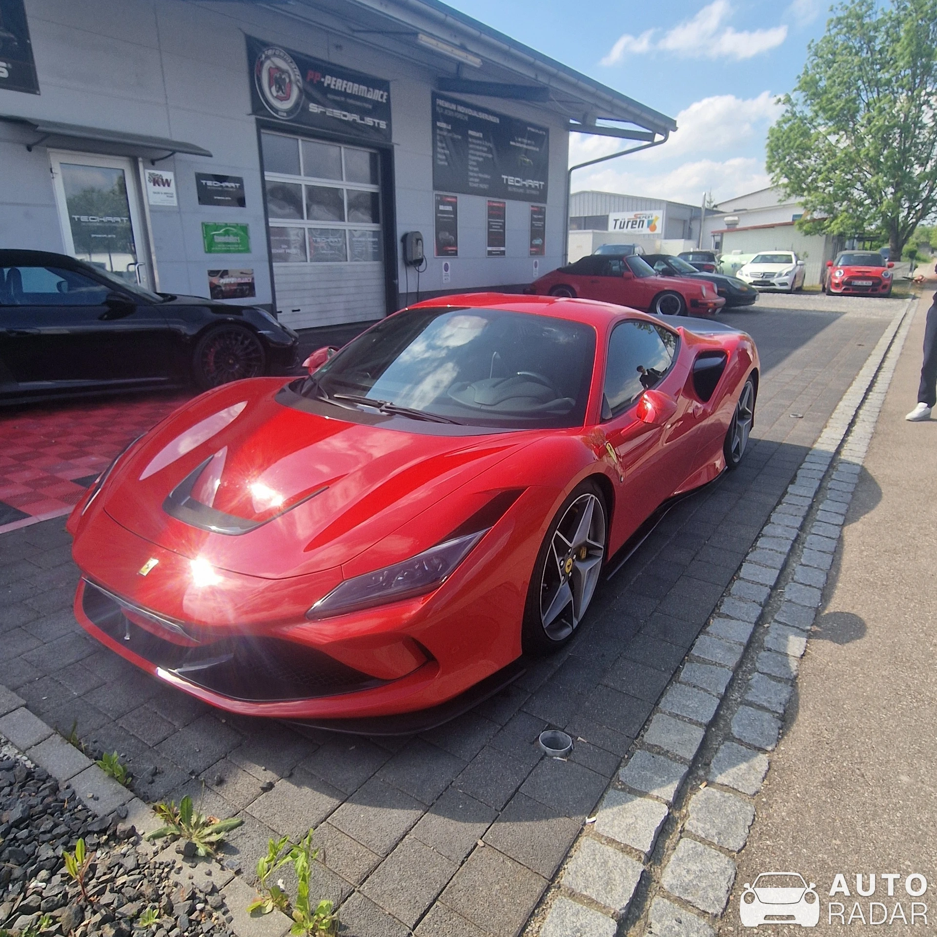 Ferrari F8 Tributo spotted in Burgau