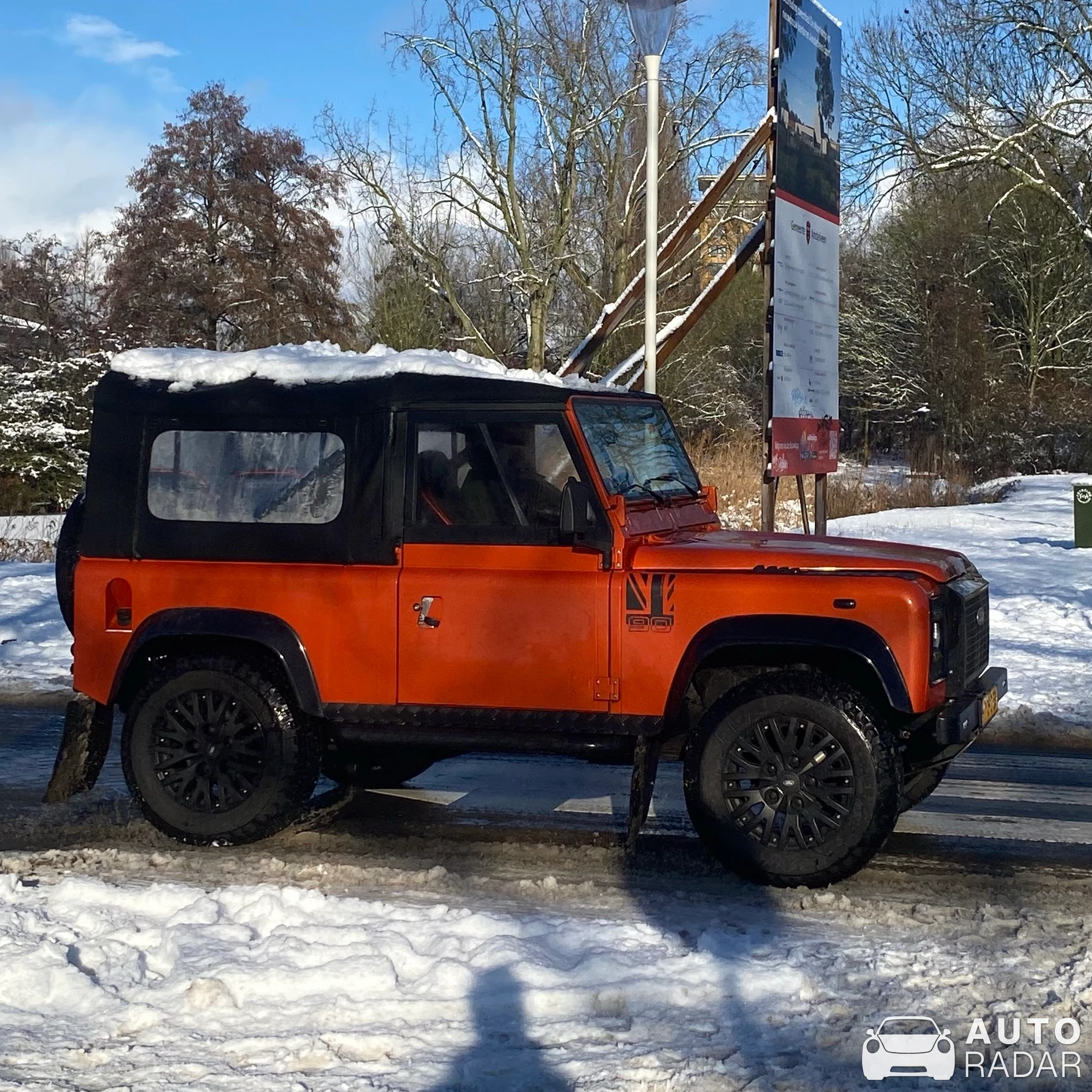 Land Rover Defender 90 Adventure Edition spotted in Amstelveen