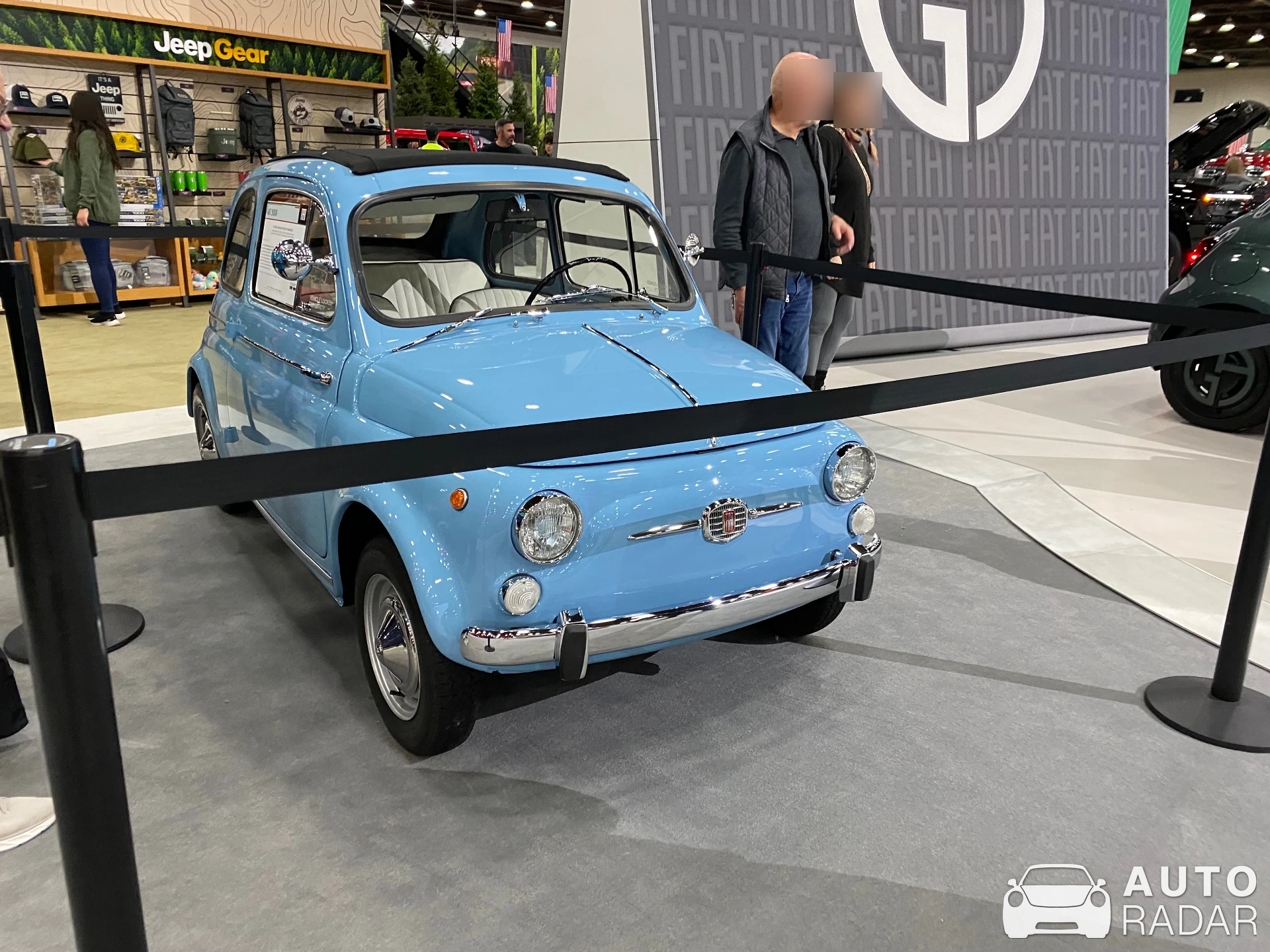 Fiat 500 spotted in Detroit, United States