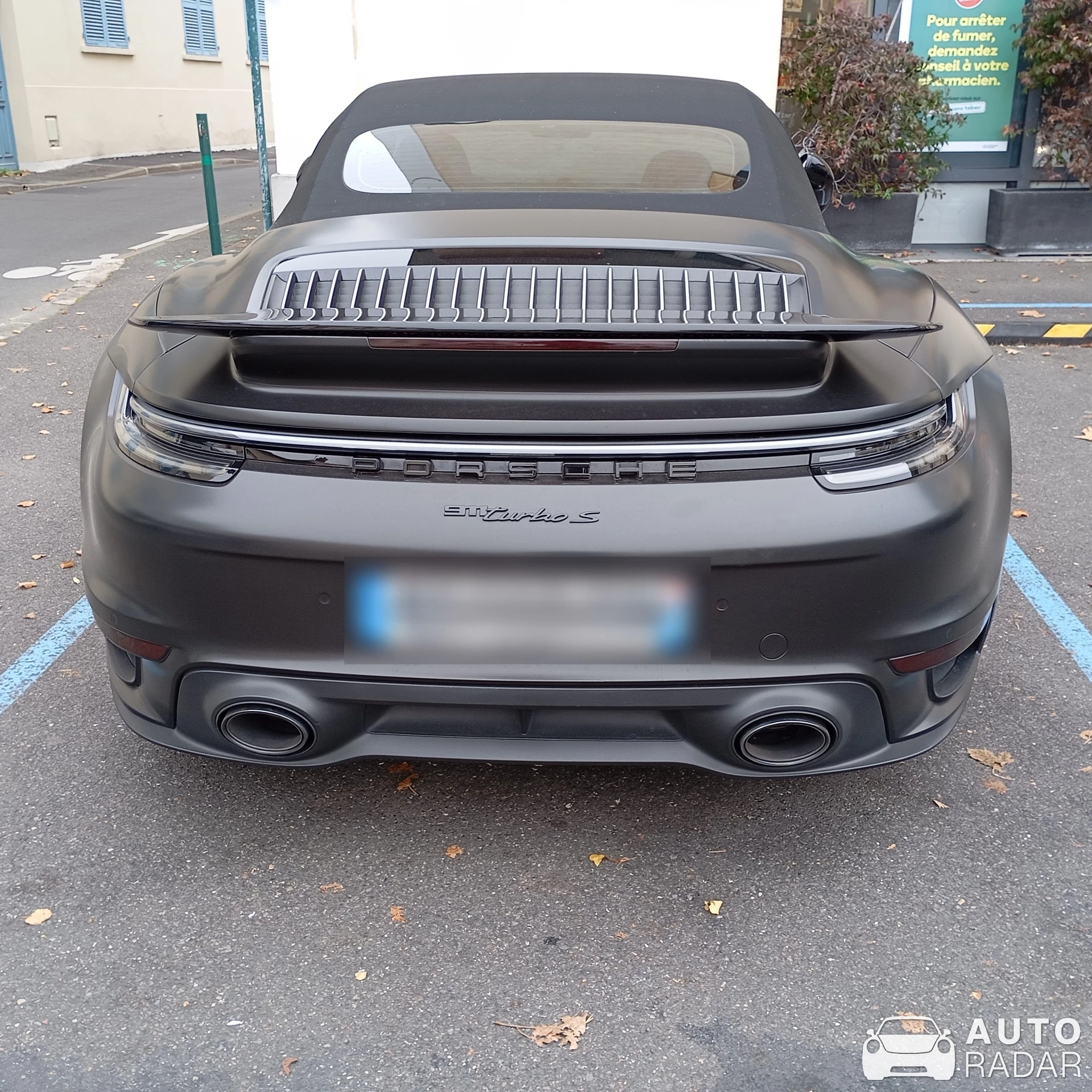 Porsche 992 Turbo S Cabriolet MkI spotted in Verrières-le-Buisson, France