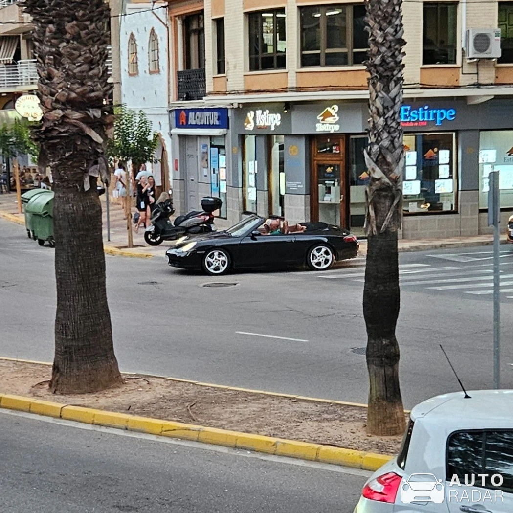 Porsche 996 Carrera Cabriolet spotted in Cullera, Spain
