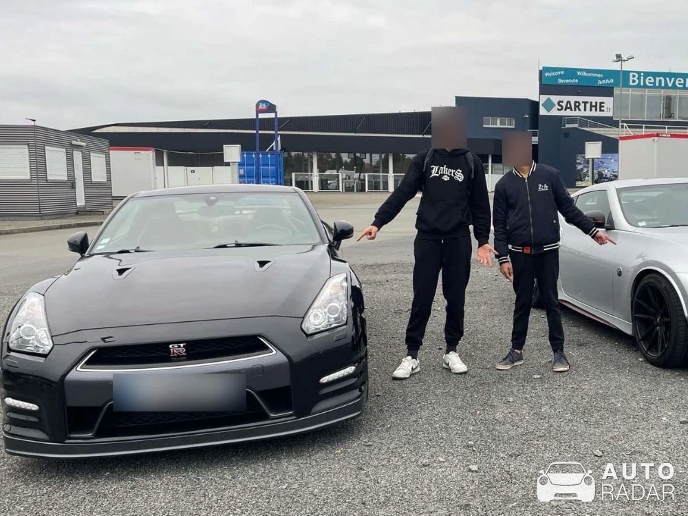 Nissan GT-R R35 spotted in Le Mans, France