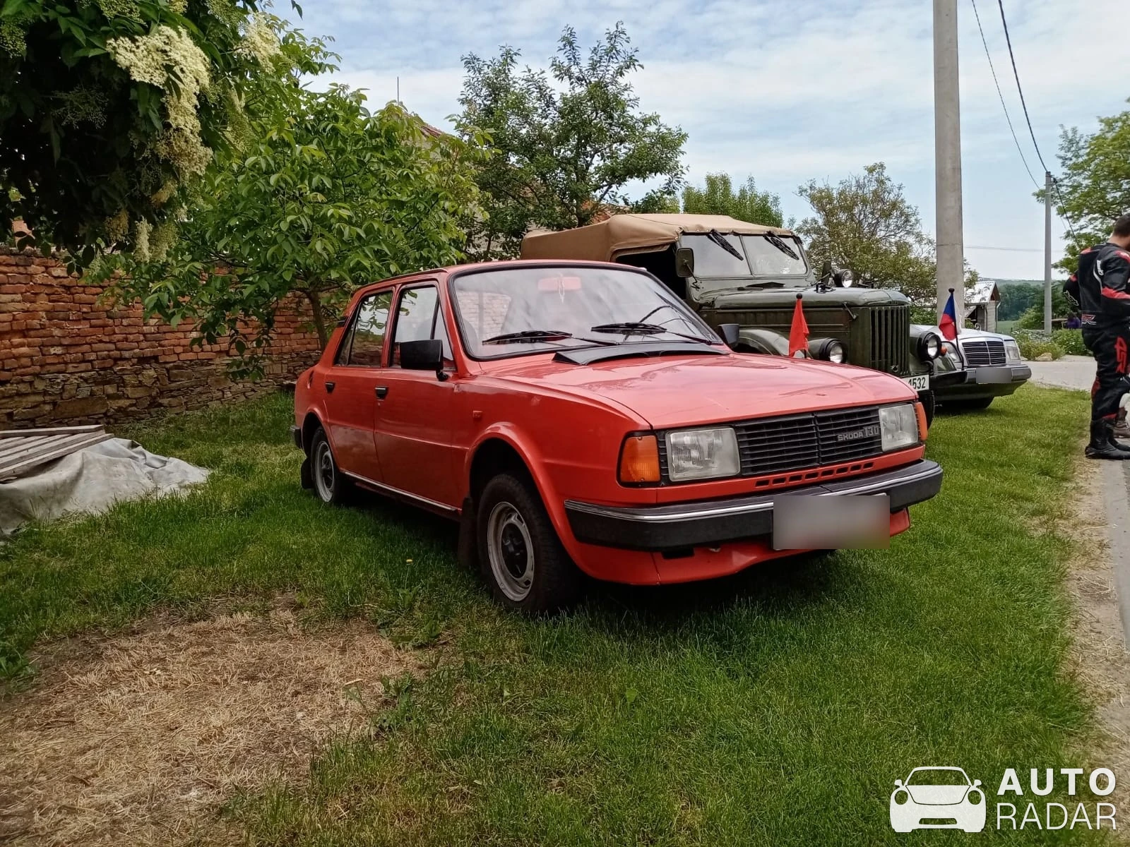 Škoda 105S spotted in Dobelice