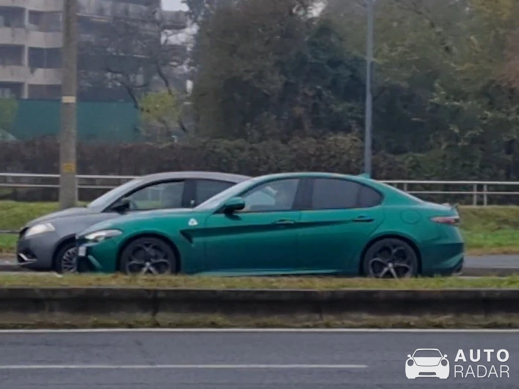 Alfa Romeo Giulia Quadrifoglio 2020 spotted