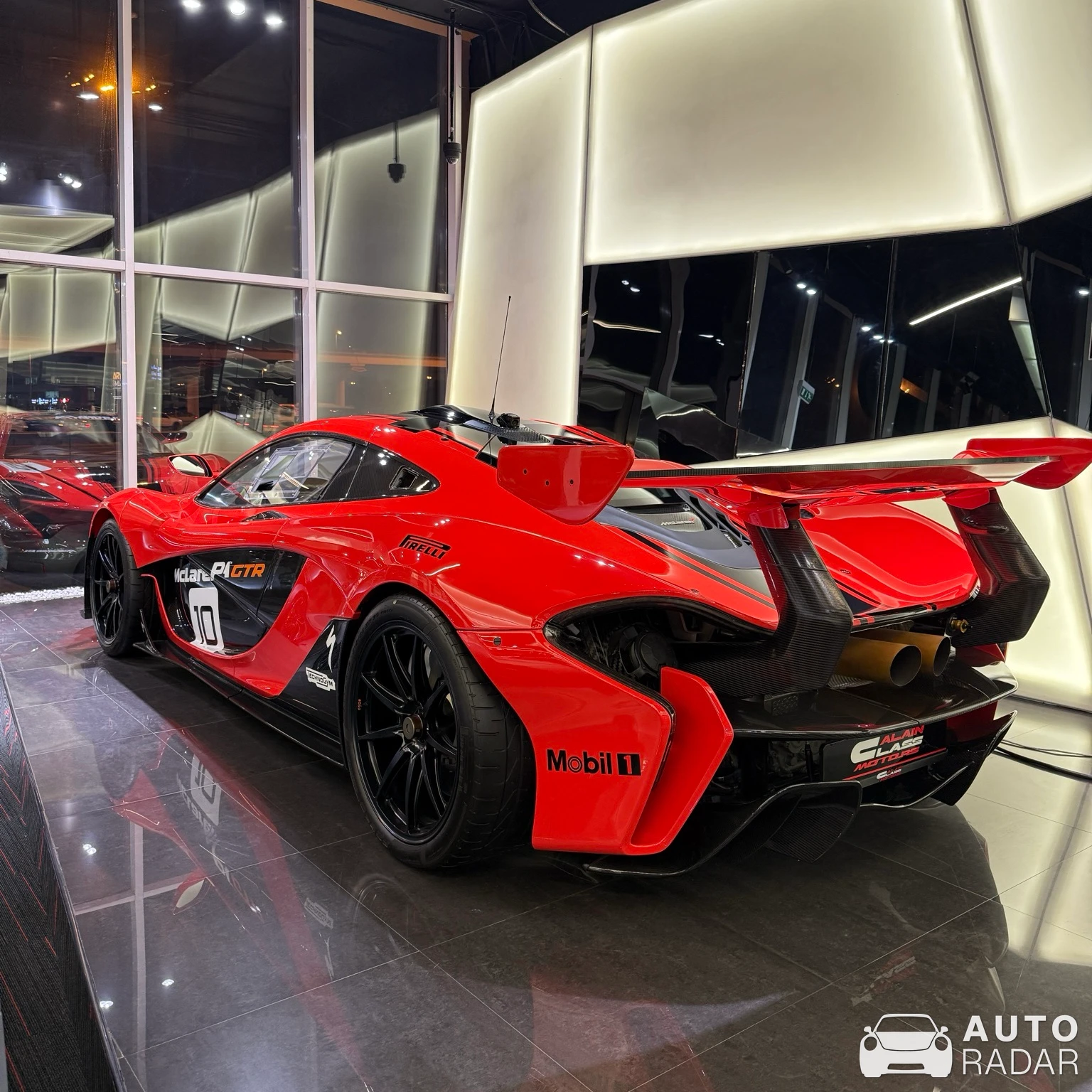 McLaren P1 GTR spotted in مشيرف, United Arab Emirates