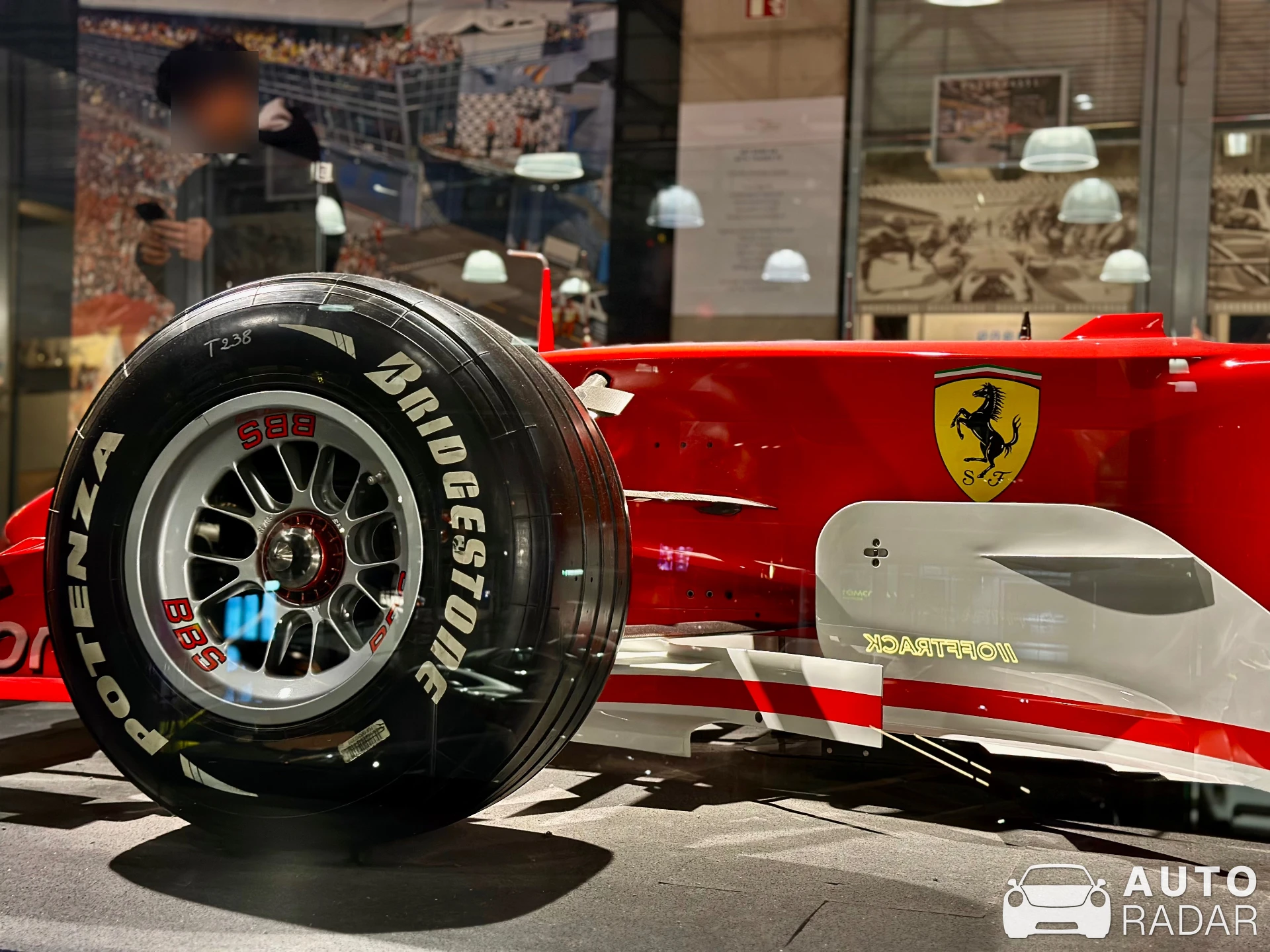 Ferrari F2004 spotted in Köln